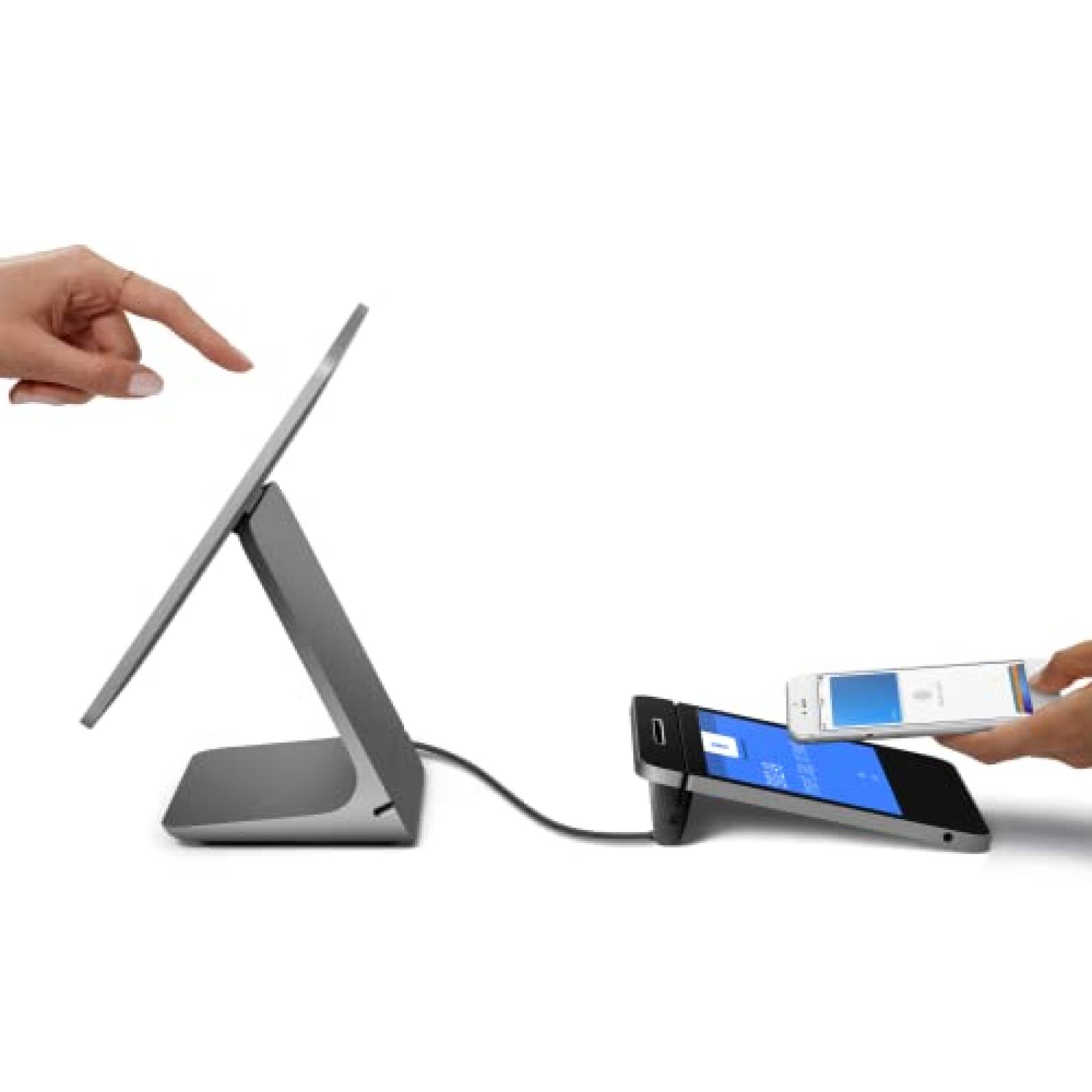 Terminal de Pago Con Tarjeta Square Touch Portatil -Negro