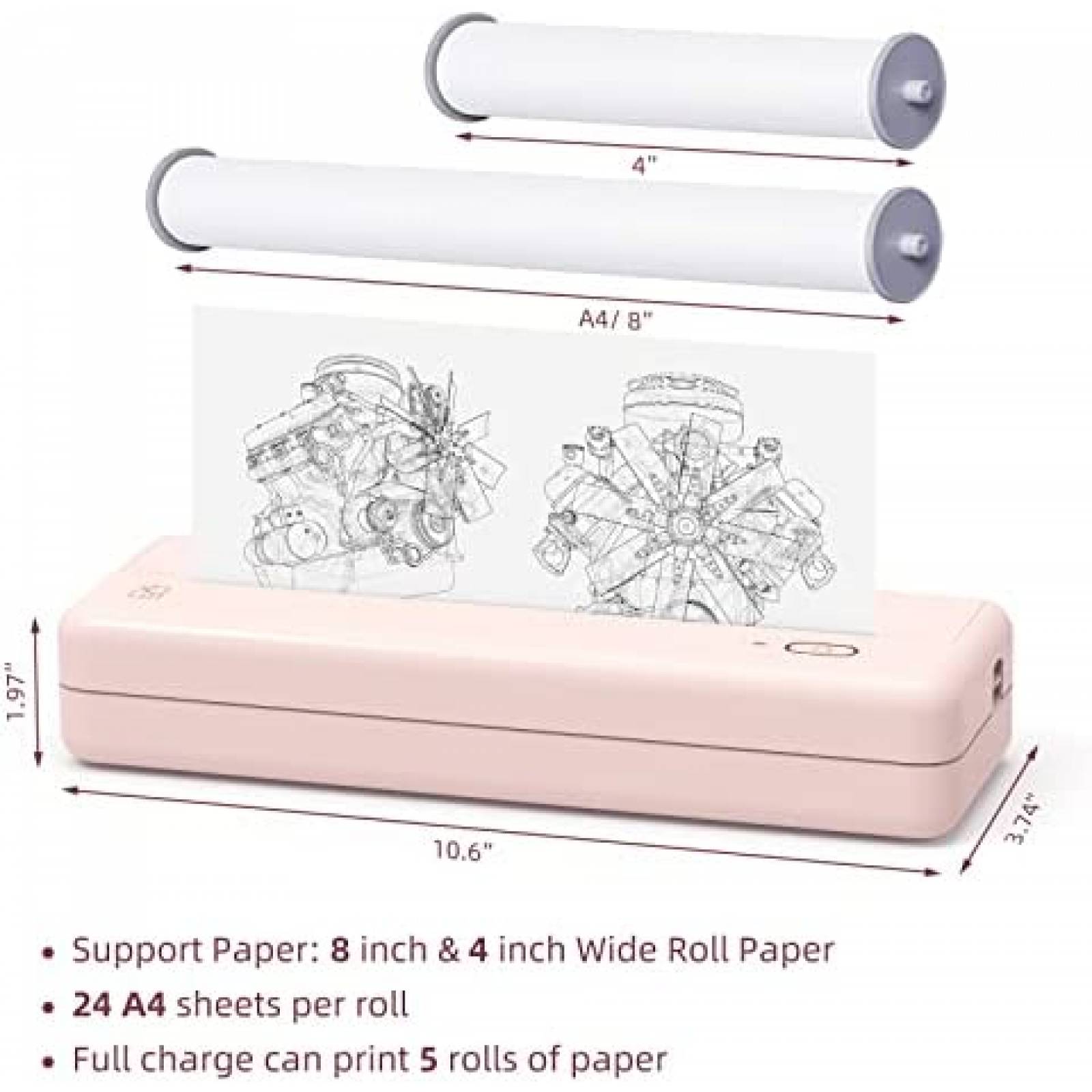 Impresora Termica HPRT MT810 Portatil Inalambrica Bluetooth