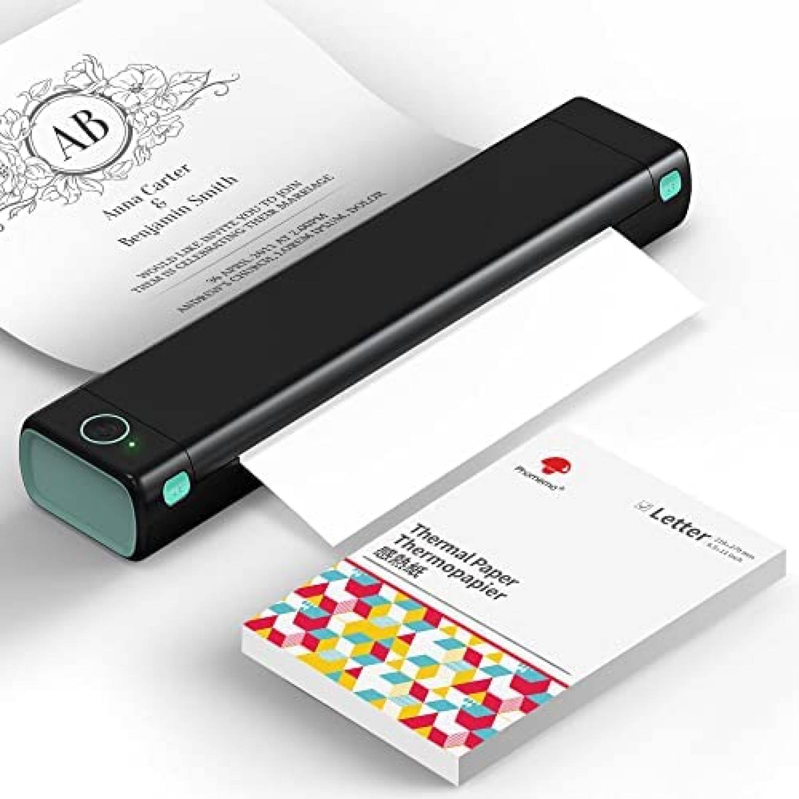 Impresora Termica Phomemo M08F Portatil Inalambrica -Negro