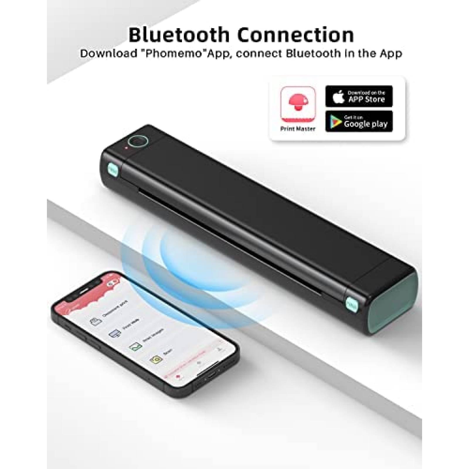Impresora Termica Phomemo Portatil Inalambrica Bluetooth