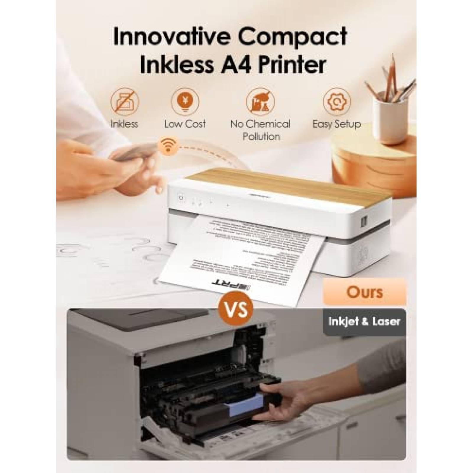 Impresora Termica IDPRT Future800 Portatil para Papel A4