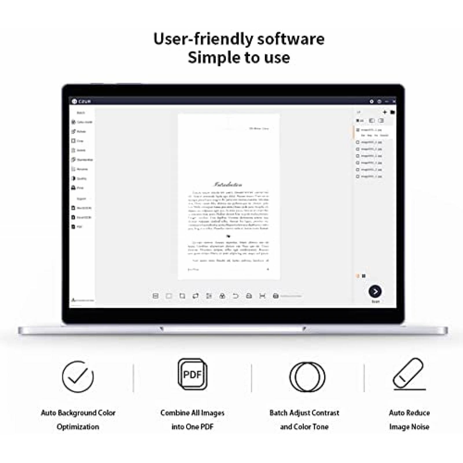 Escaner Portatil de Libros CZUR Aura Pro Documentos Fotos