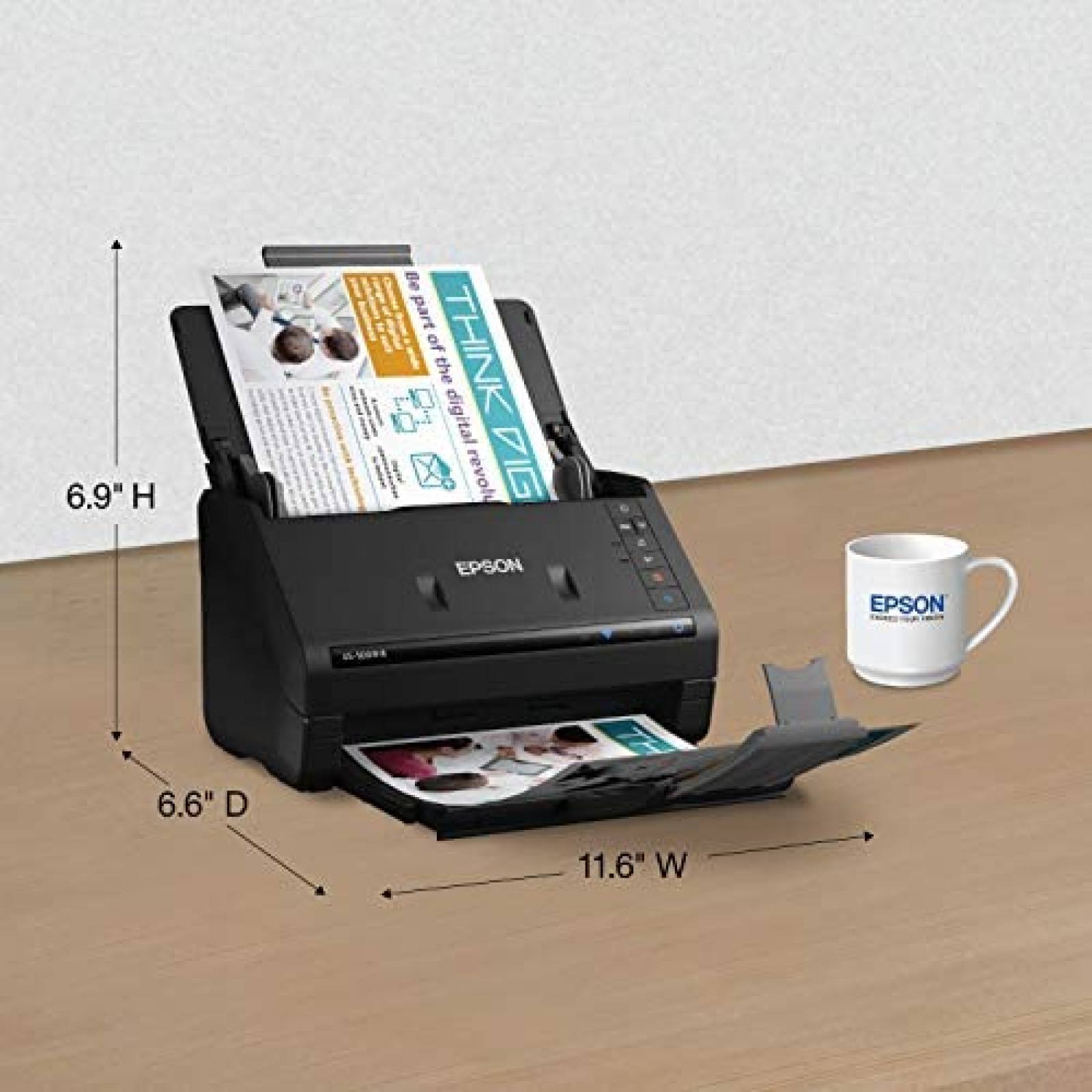 Escaner Epson Workforce ES-500W I Duplex A Color Inalambrico