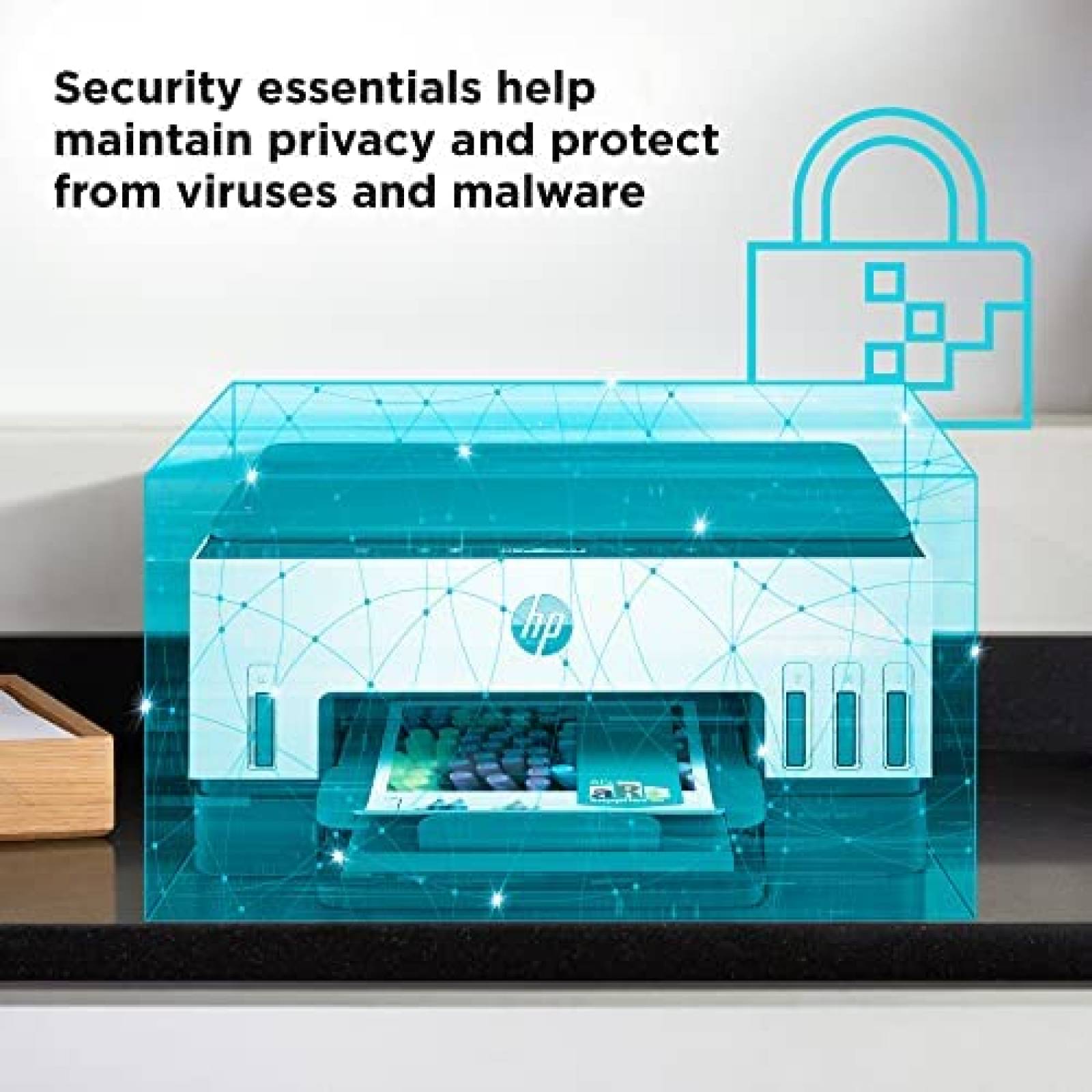 Impresora HP de inyeccion de tinta inalambrica -Blanco