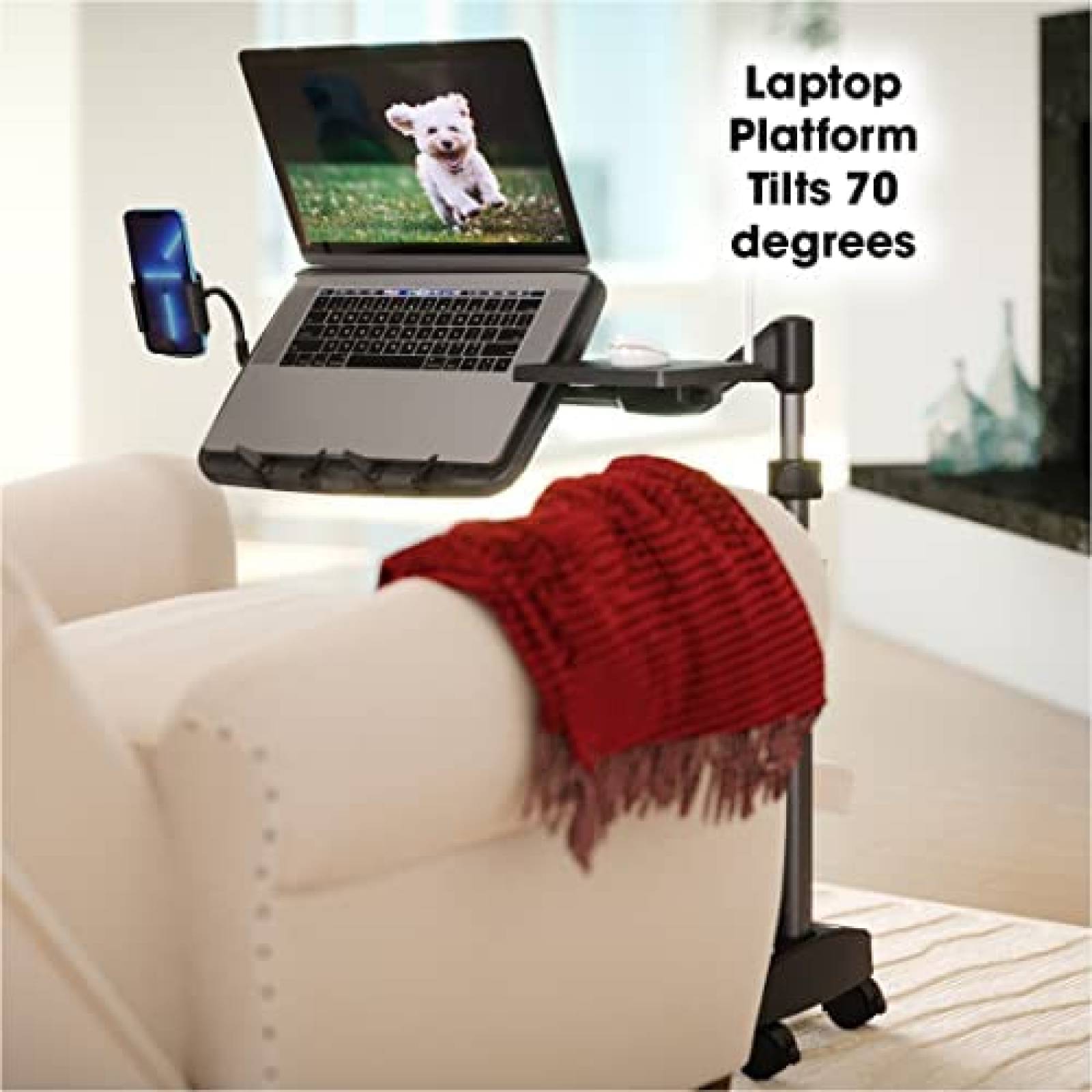 Soporte para Laptop LEVO G2 V16 + Bandeja para Raton -Negro