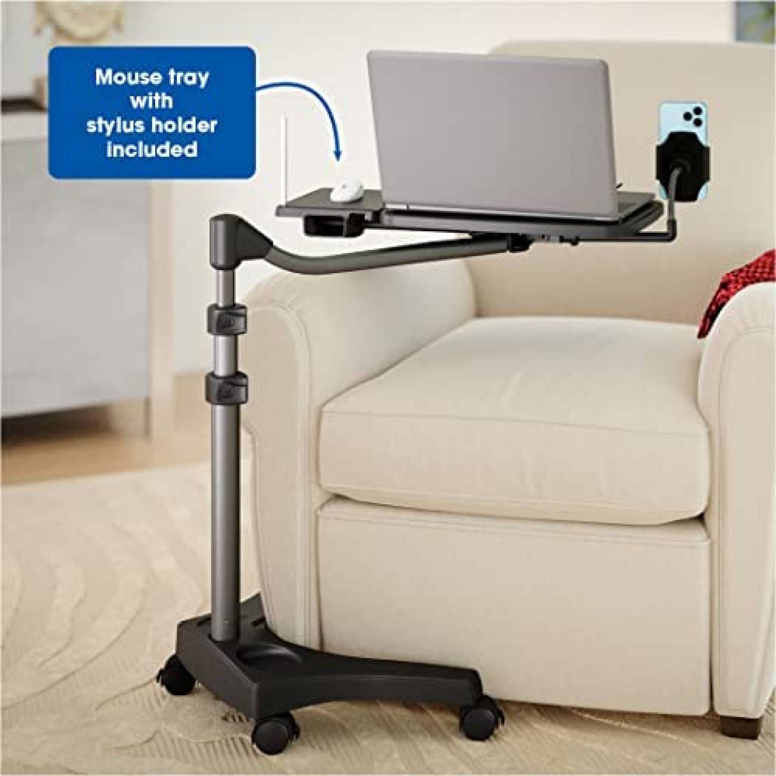 Soporte para Laptop LEVO G2 V16 + Bandeja para Raton -Negro