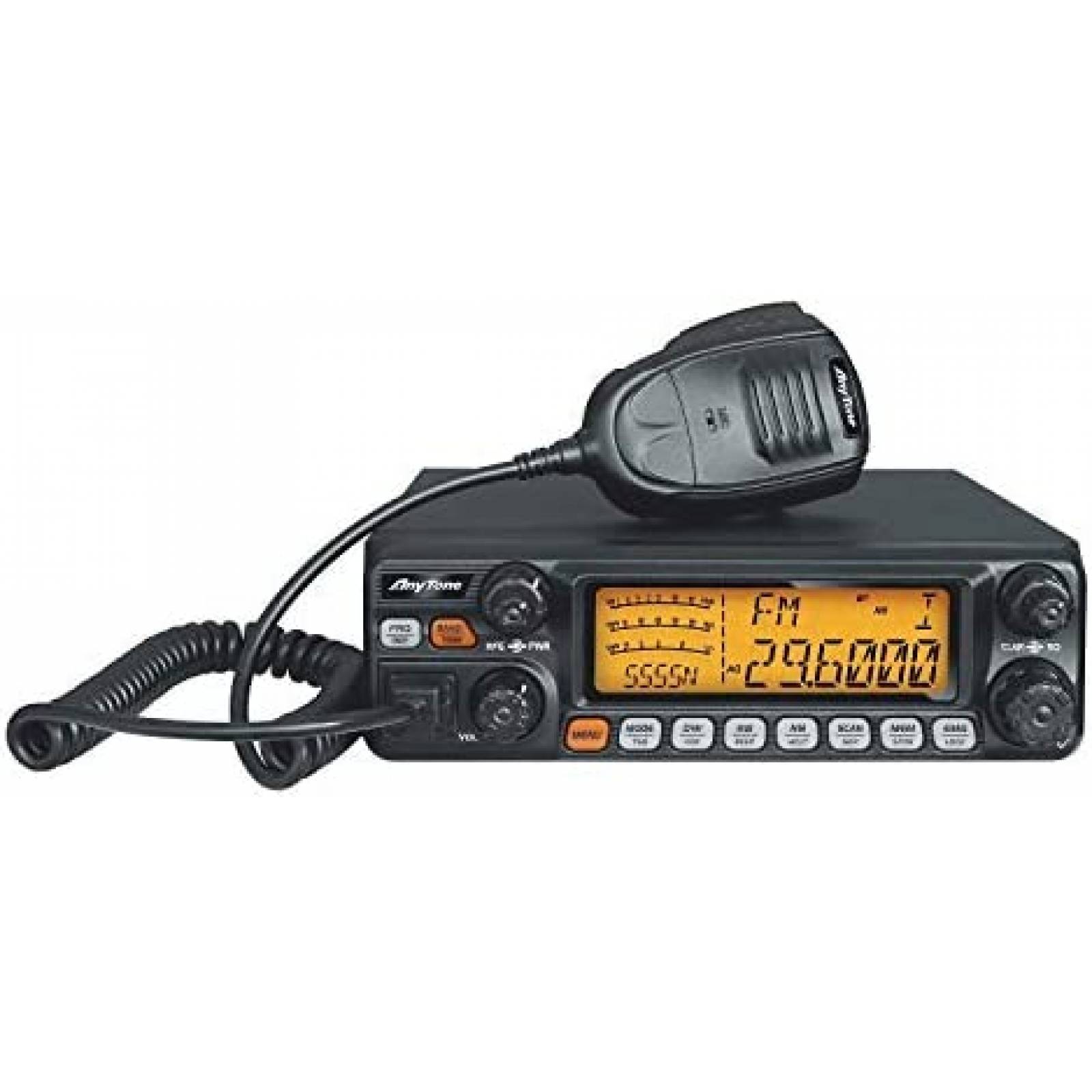 Radio AnyTone AT-5555N II CTCSS DCS 60W AM PEP 50W FM -Negro
