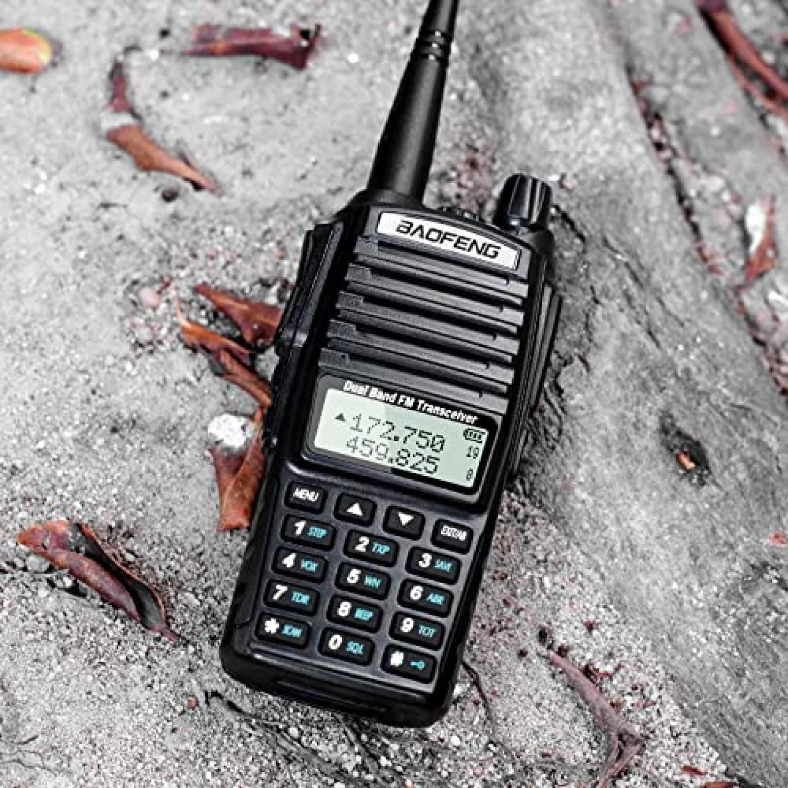 Radios BAOFENG UV-82 2 Canales UHF VHF 2 Piezas -Negro