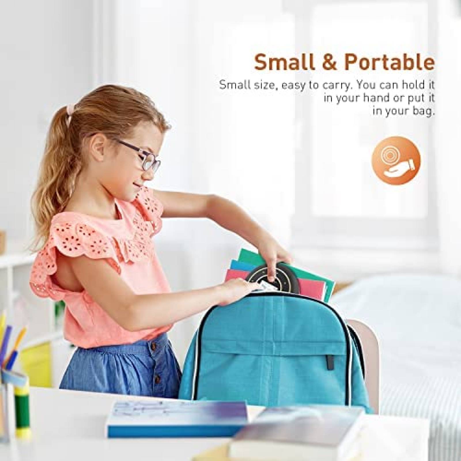 Reproductor CD Portatil HOTT C105 para Carro con Bluetooth