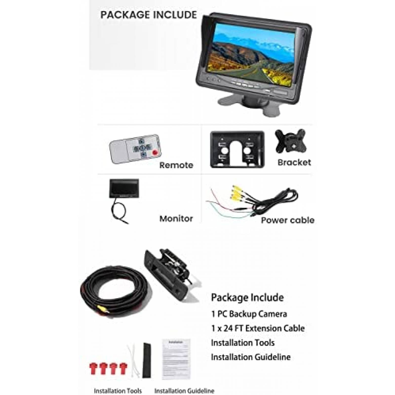 Camara de Reversa Anina Para Dodge Ram 1500 2500 3500 -Negro