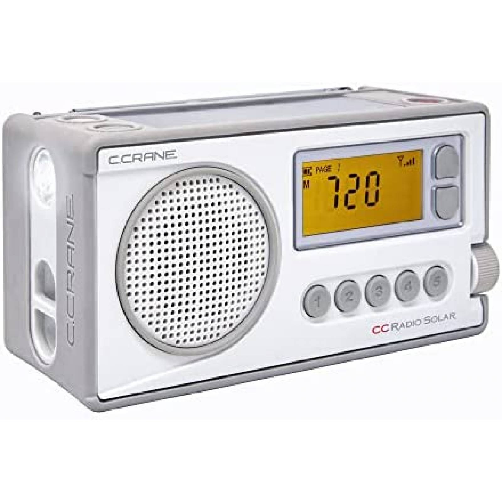 Radio Solar Portatil de Emergencia C.Crane AM FM Manivela