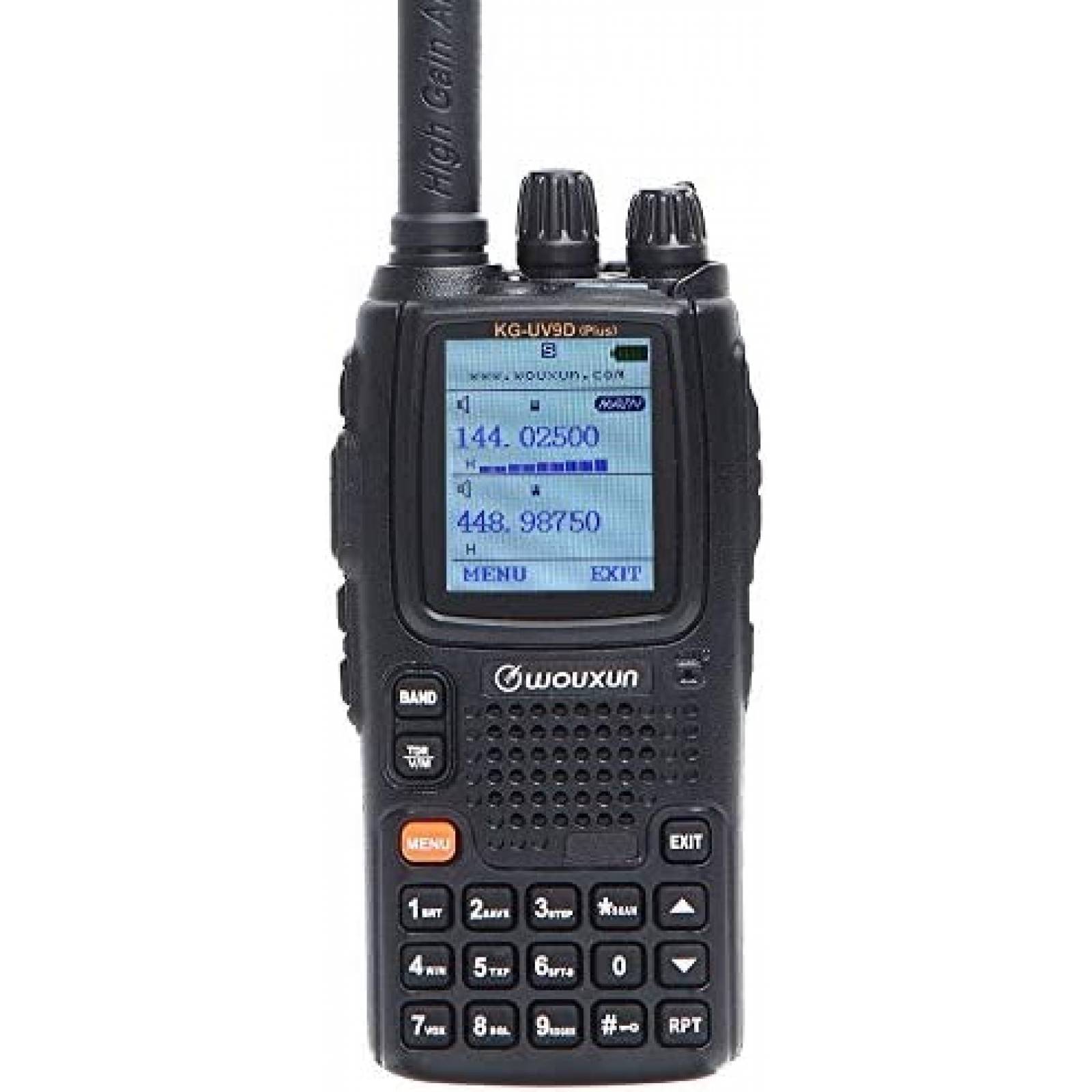 Radio OUXUN KG-UV9D 2 vias 5 A/W 350-400 MHz -Negro