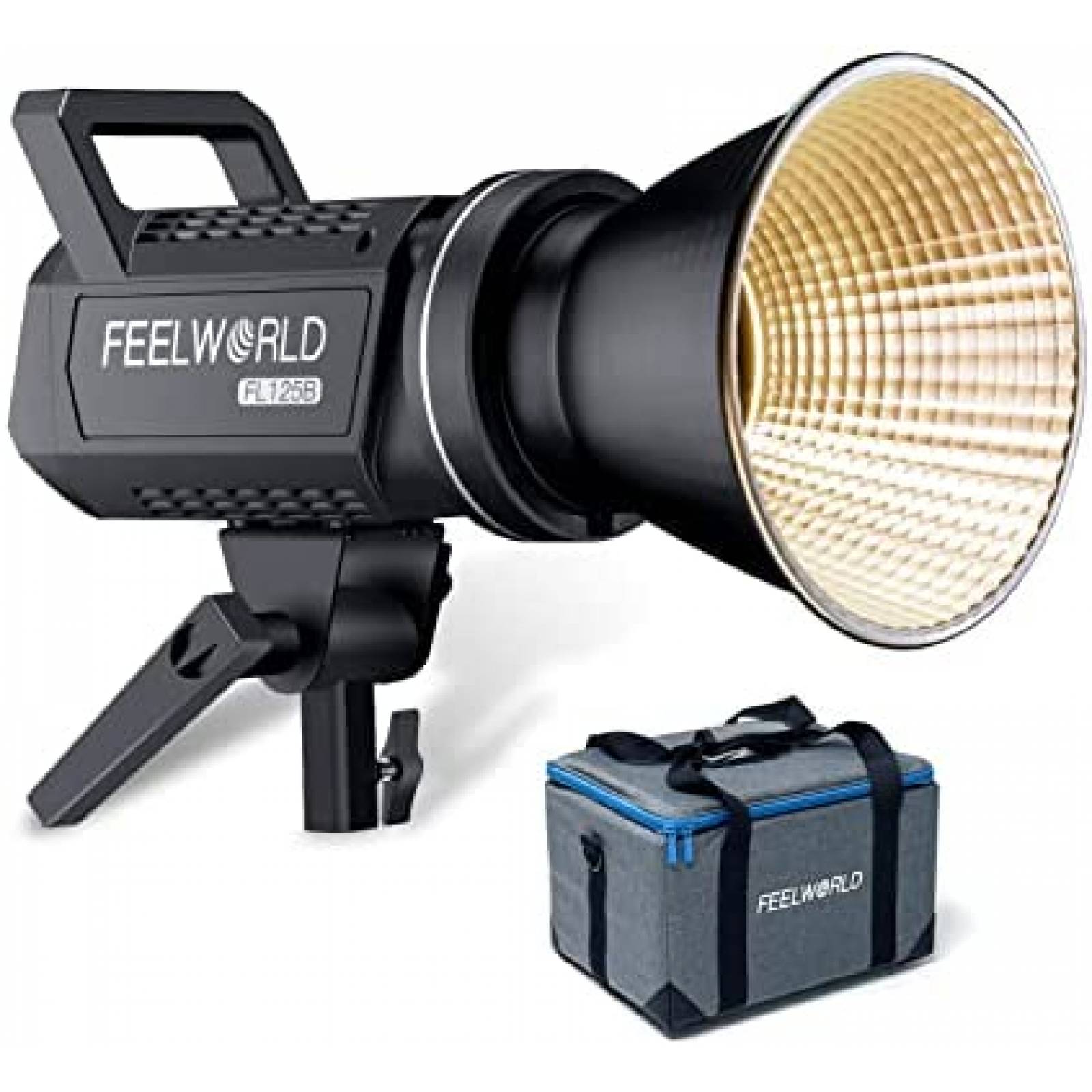 Luz de Fotografia Feelworld FL125B 125W+Softbox 90cm -Negro