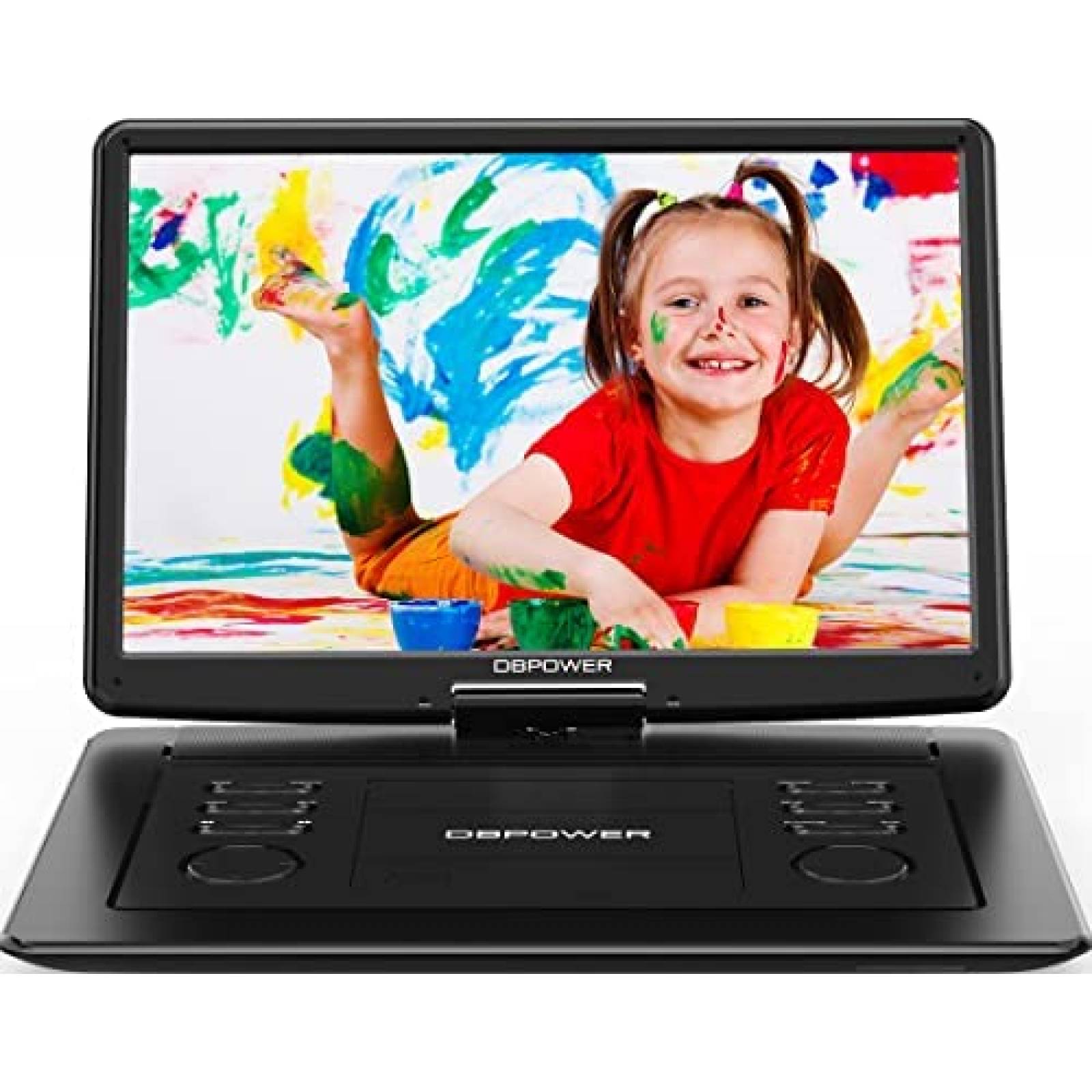 DVD portatil DBPOWER 17.9" 6 hrs Bateria USB/SD Control -Ne