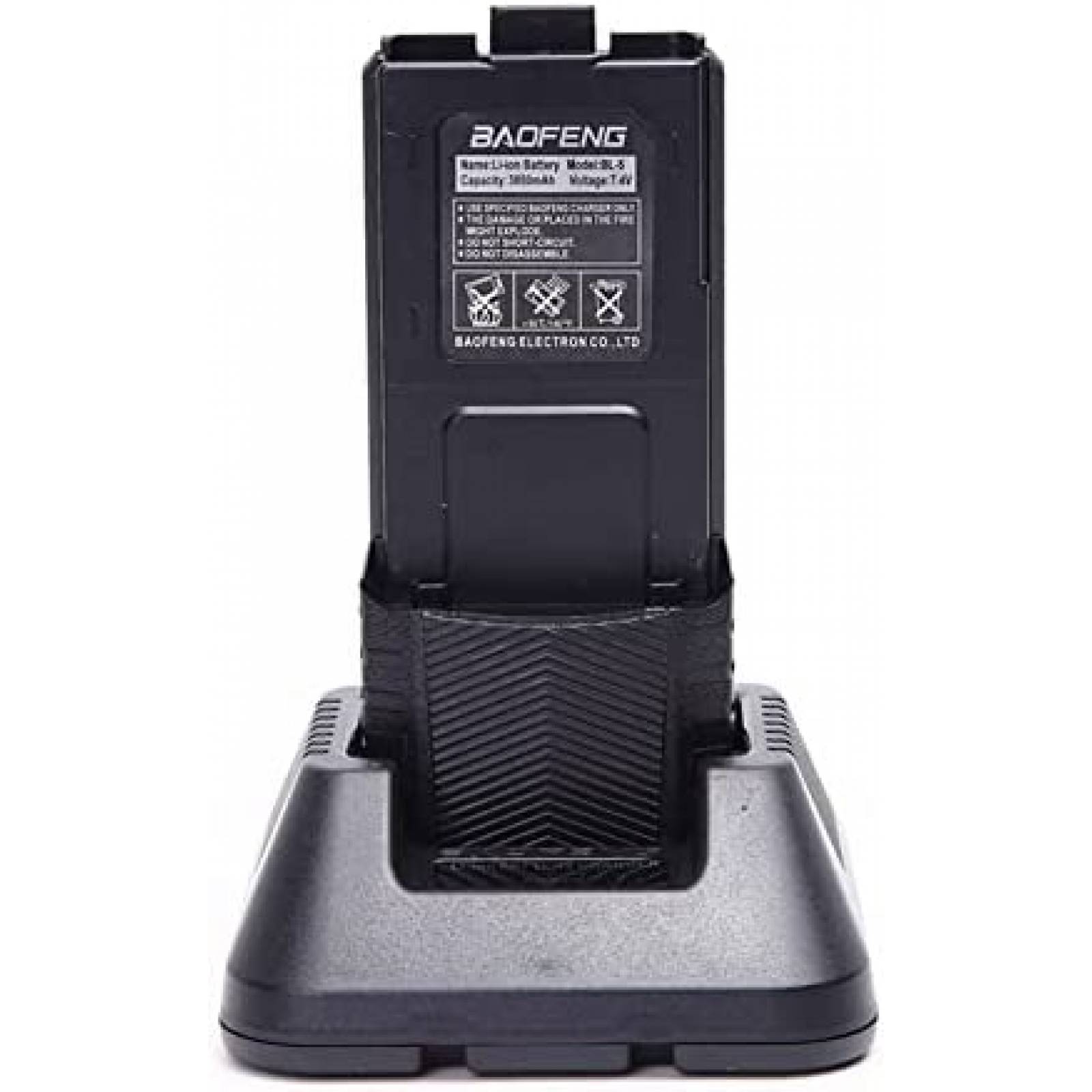 Radio Baofeng UV-5R 2 Vias VHF UHF 3800mAh Paquete 6 -Negro