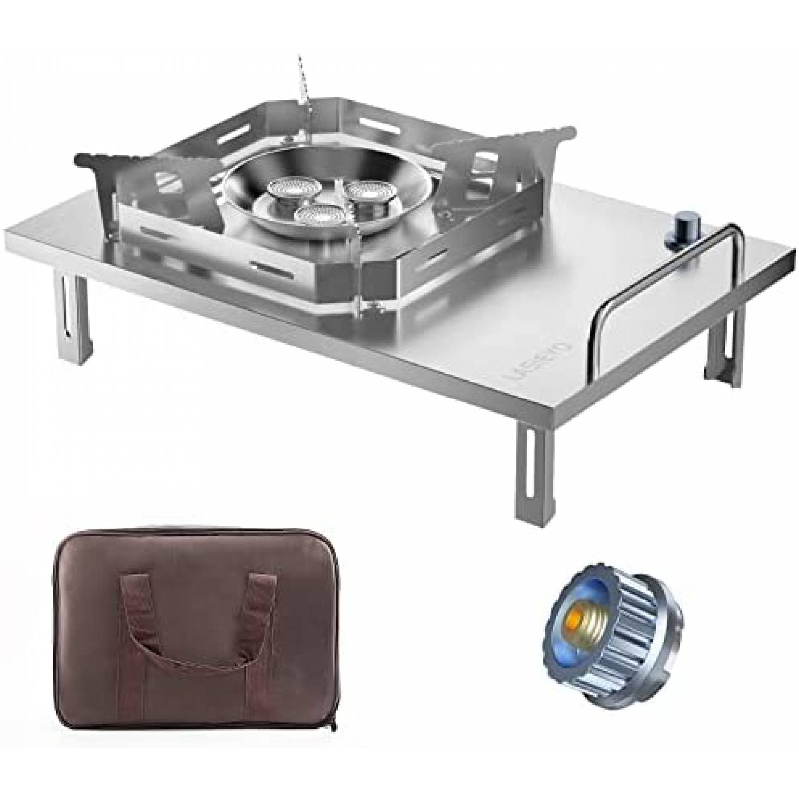 Estufa Portatil LASIEYO de 7500W para Acampar -Gris