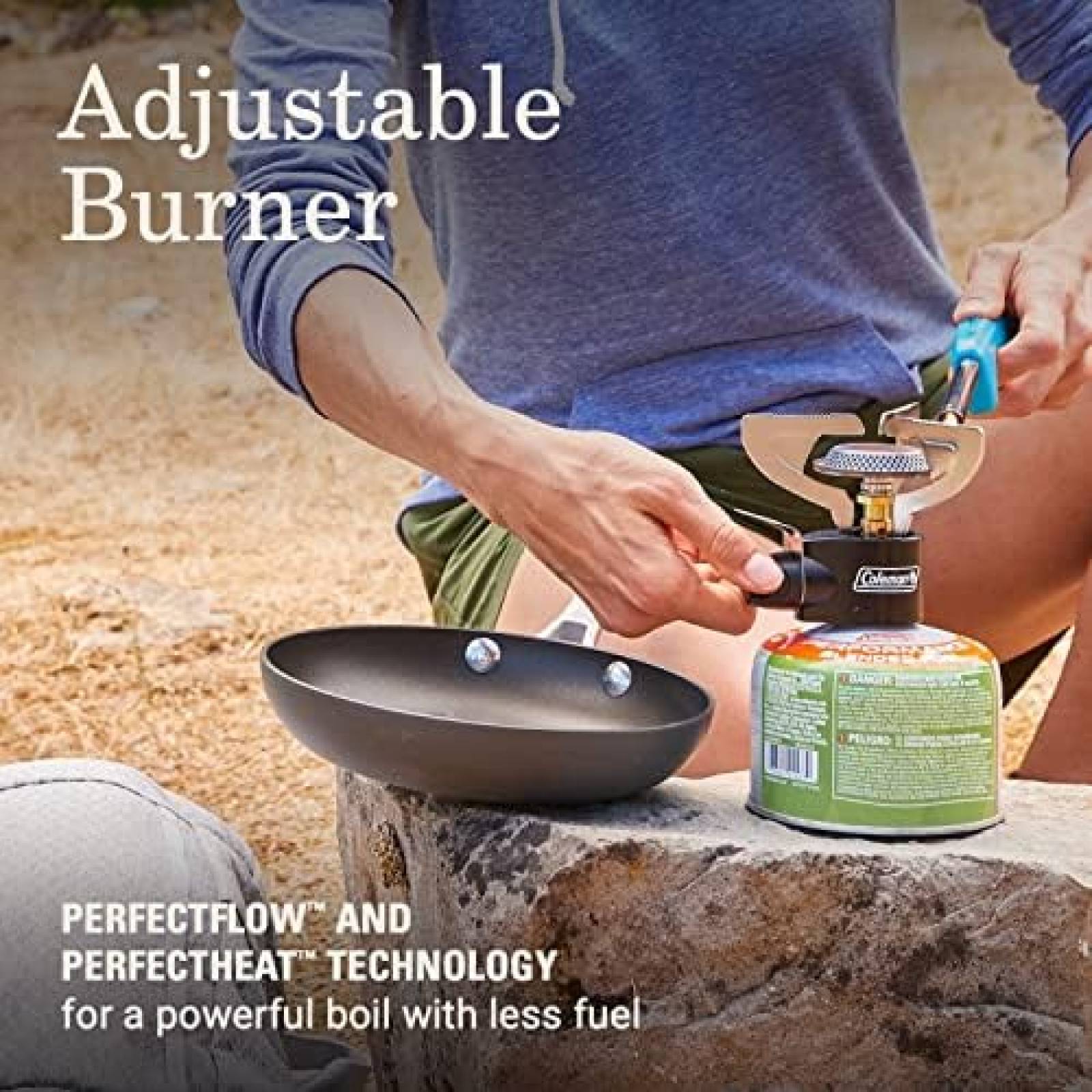 Estufa Portatil para Acampar Coleman 2157593 5" -Plateado