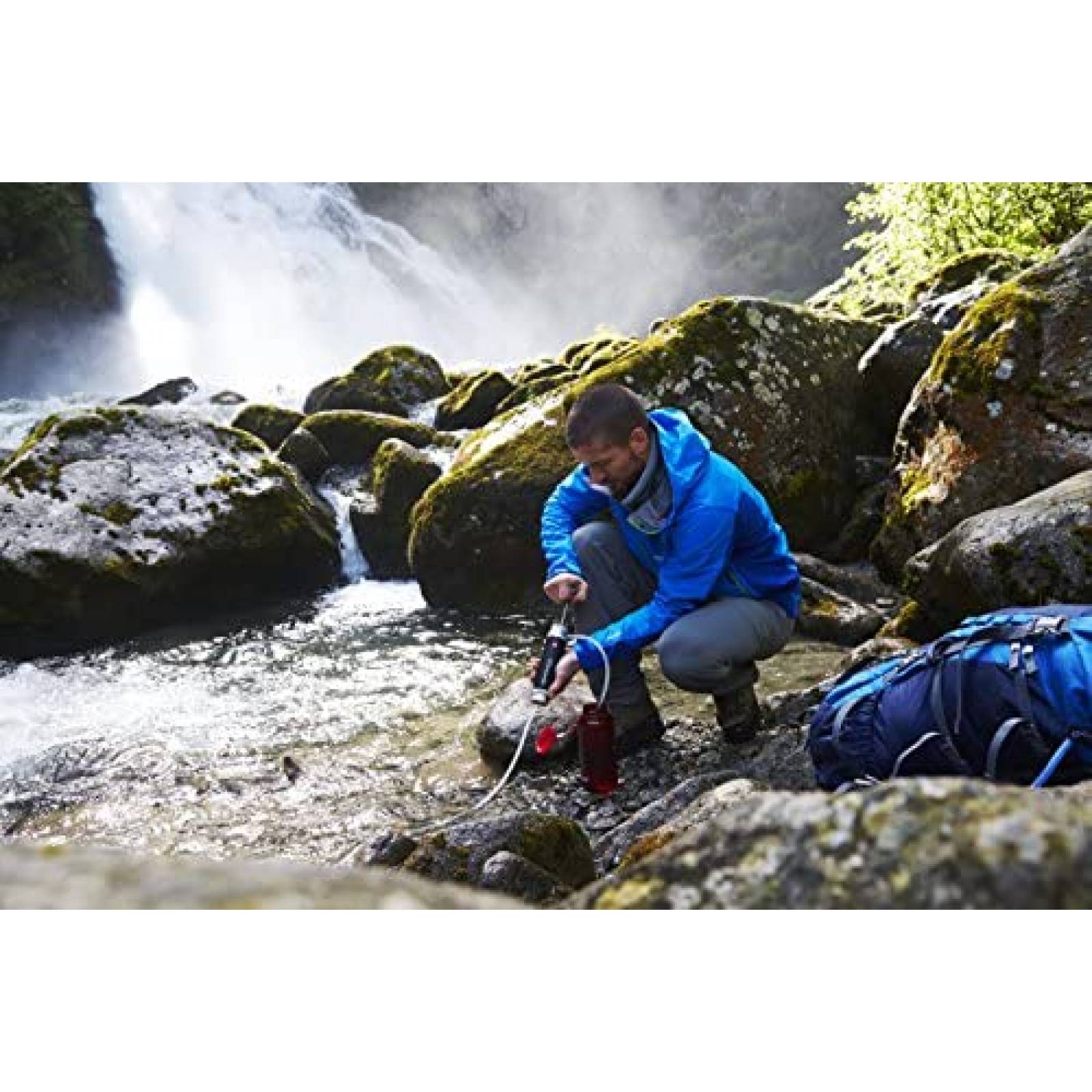 Filtro De Agua Personal Katadyn Ceramica Para Camping -Azul