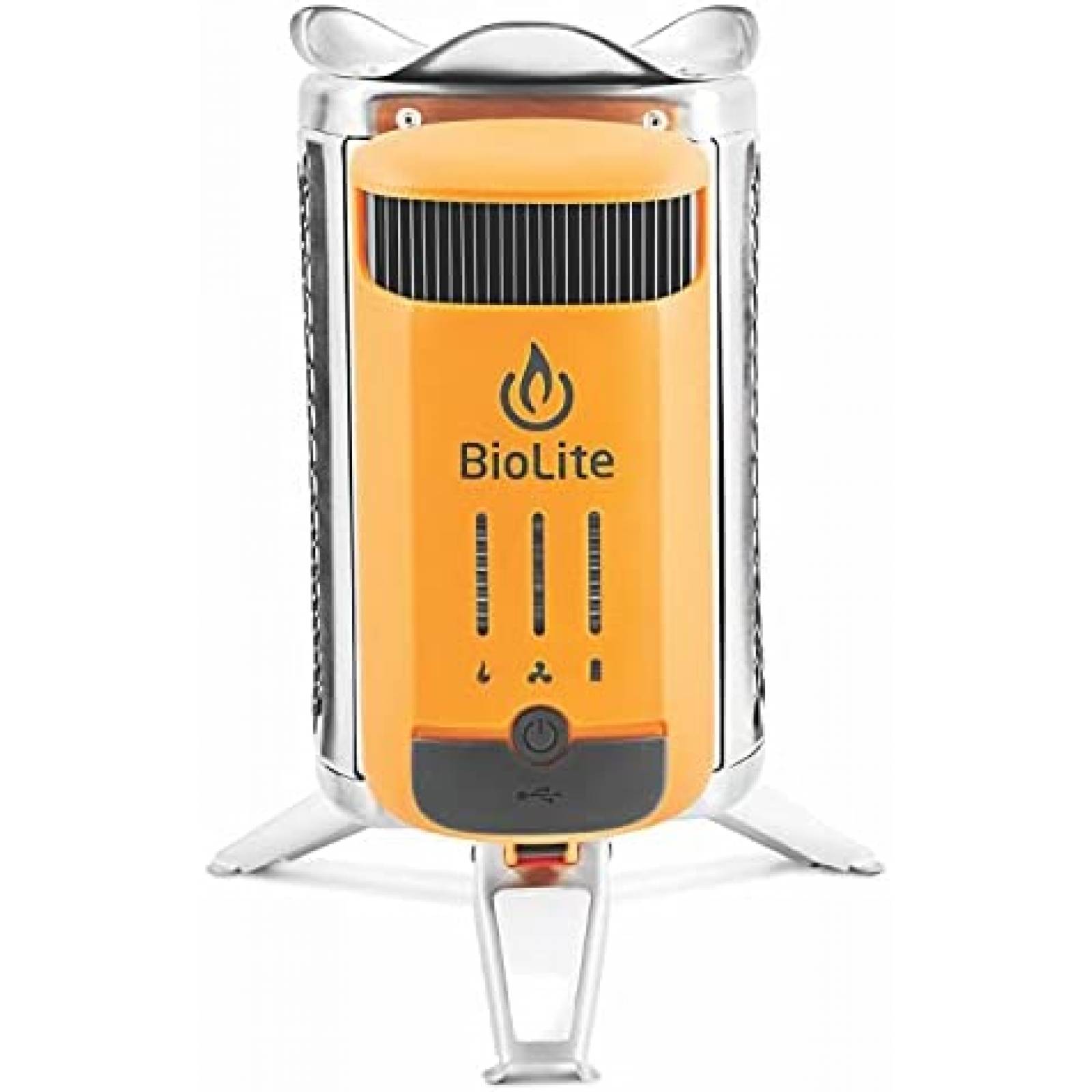 Estufa para Campamento BioLite con Cargador USB -Naranja