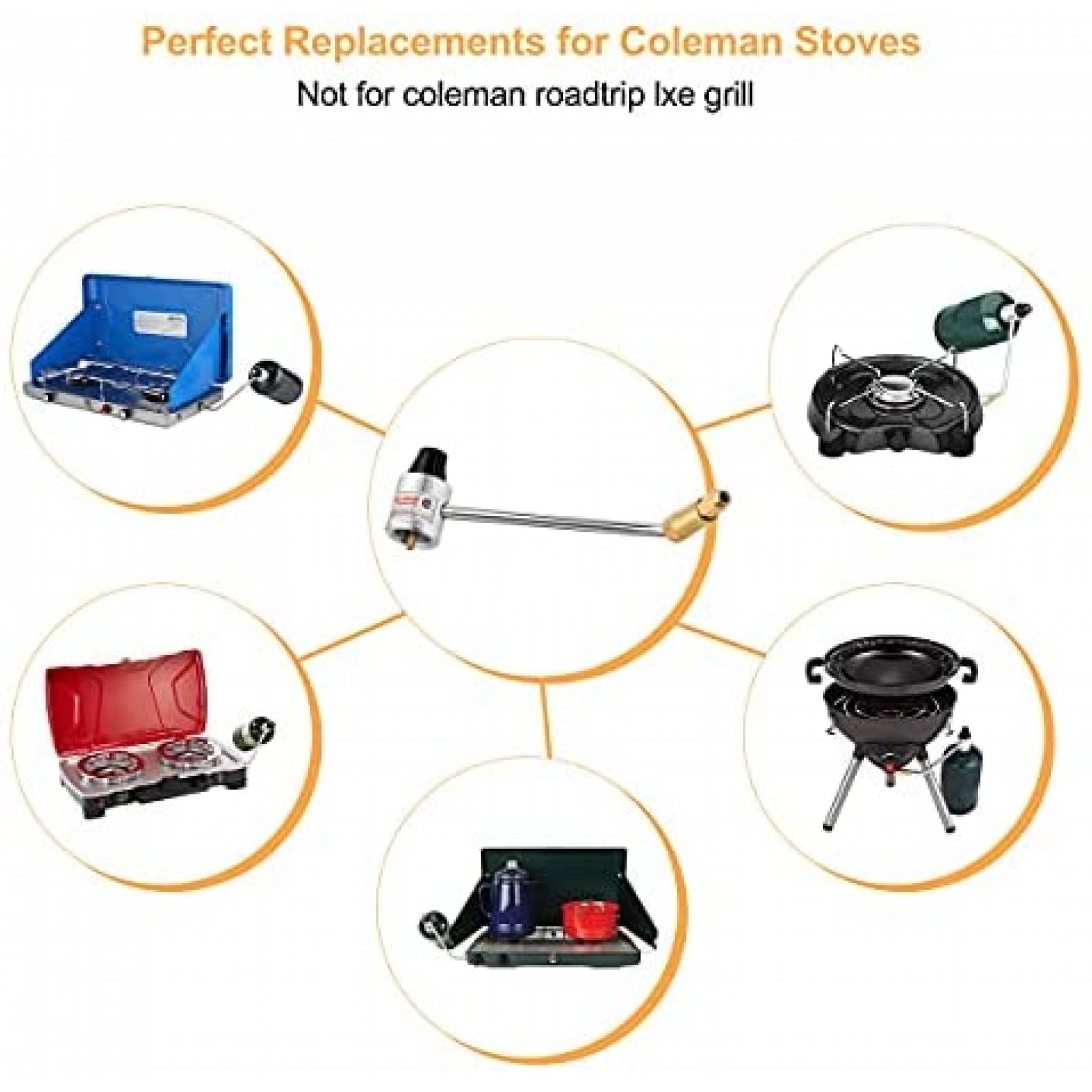 Regulador de Estufa de Gas GASLAND 1 Libra Acero Inoxidable