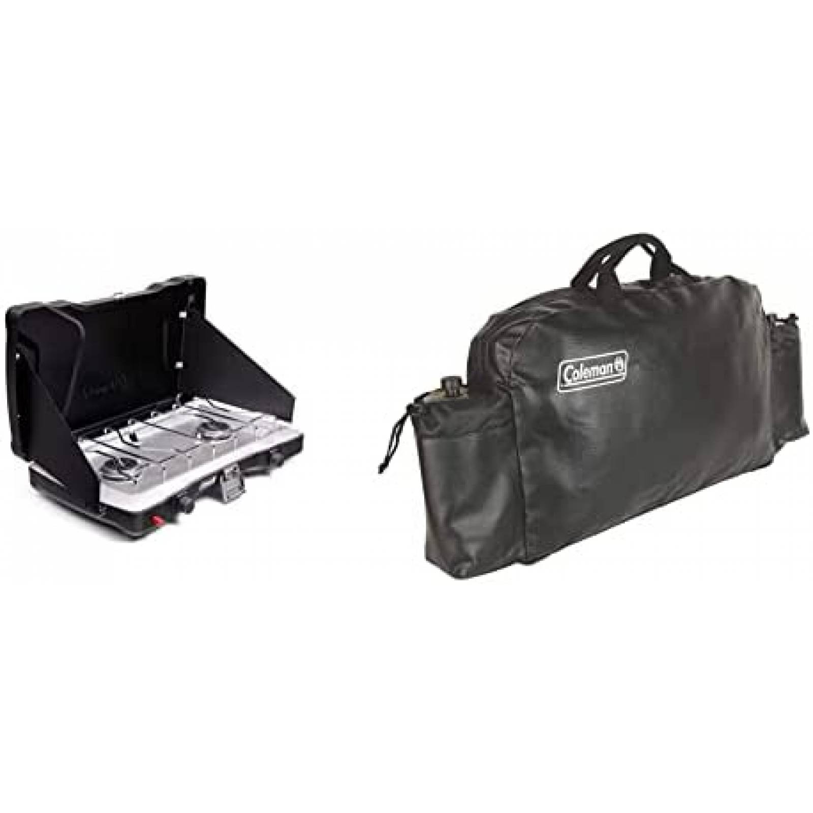 Estufa de Gas Propano Portatil Coleman 28" x 16" x 4" -Negro