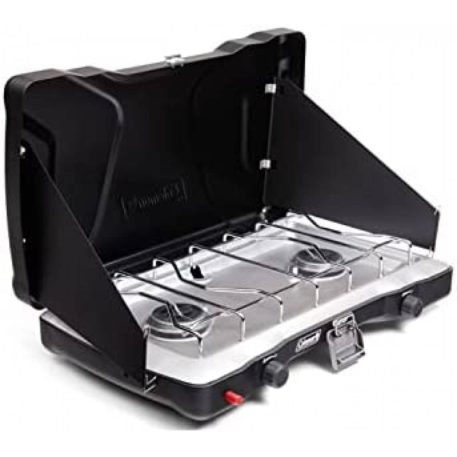 Estufa de Gas Propano Portatil Coleman 28" x 16" x 4" -Negro