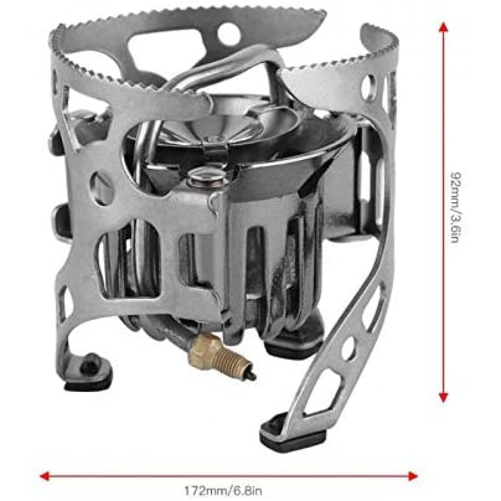 Estufa de Gas para Acampar FOLOSAFENAR con Accesorios