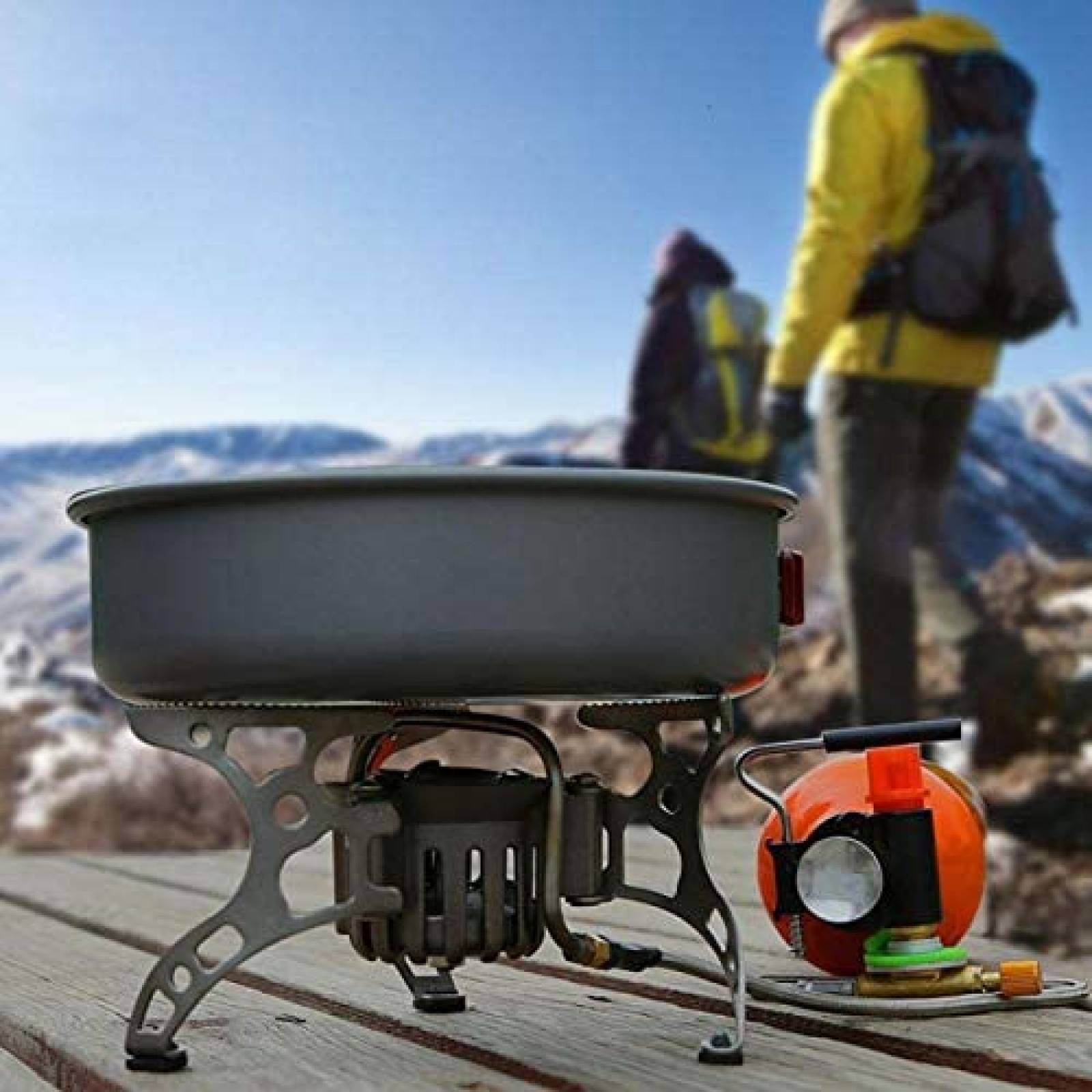 Estufa de Gas para Acampar FOLOSAFENAR con Accesorios