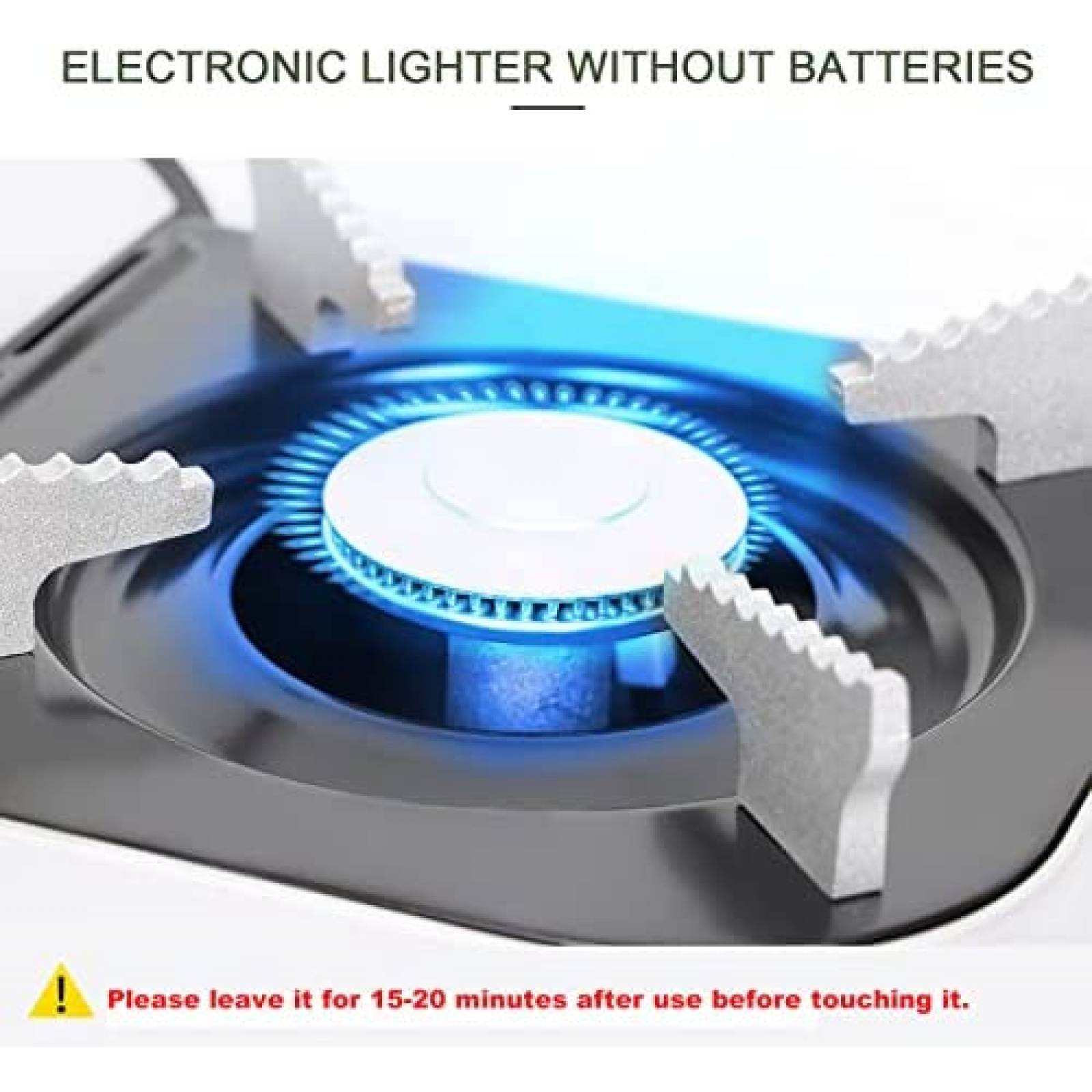 Mini Estufa Portatil de Gas Butano Jhiin 7200 BTU -Blanco