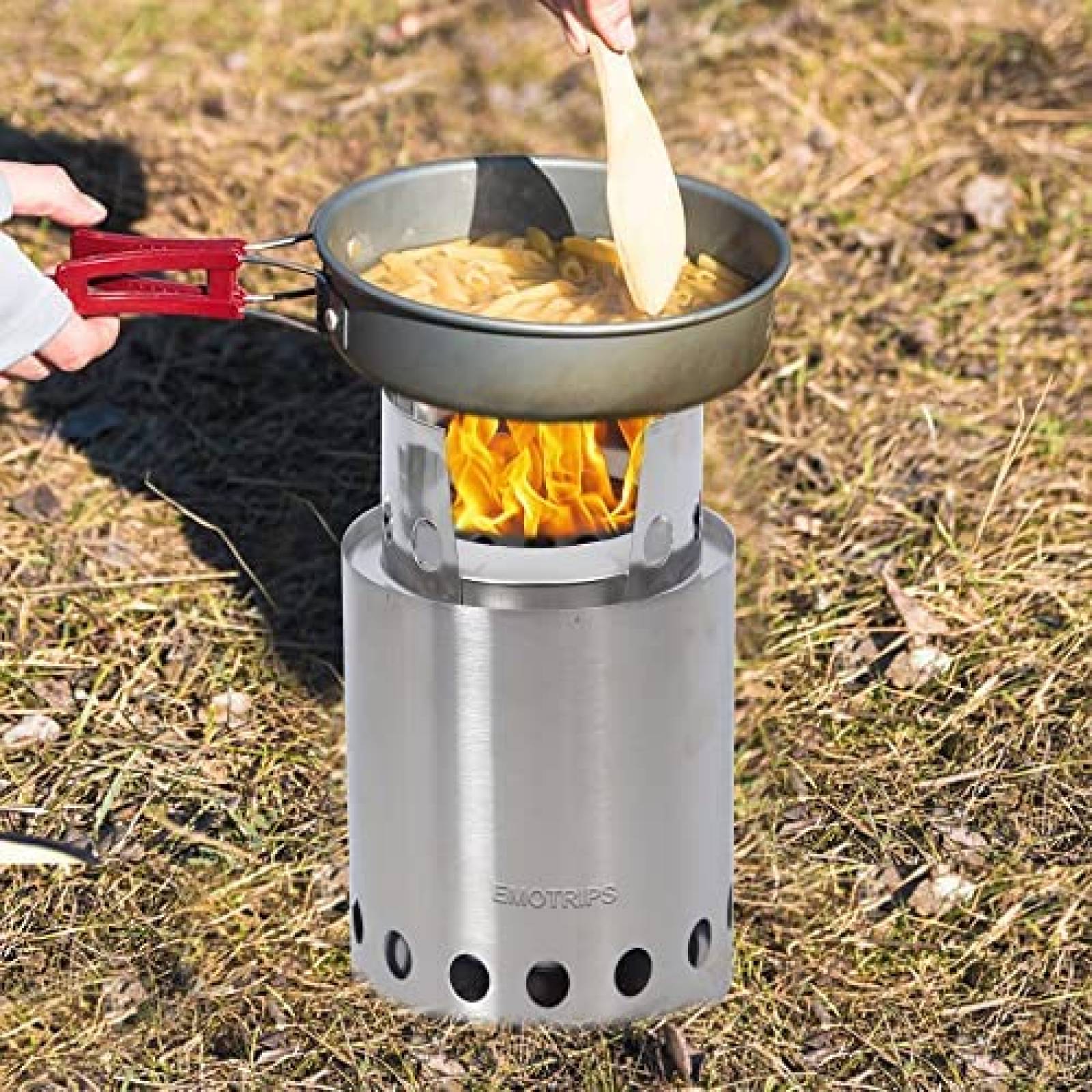 Pozo de Fuego Portatil EMOT 5" Acero Inoxidable -Plateado