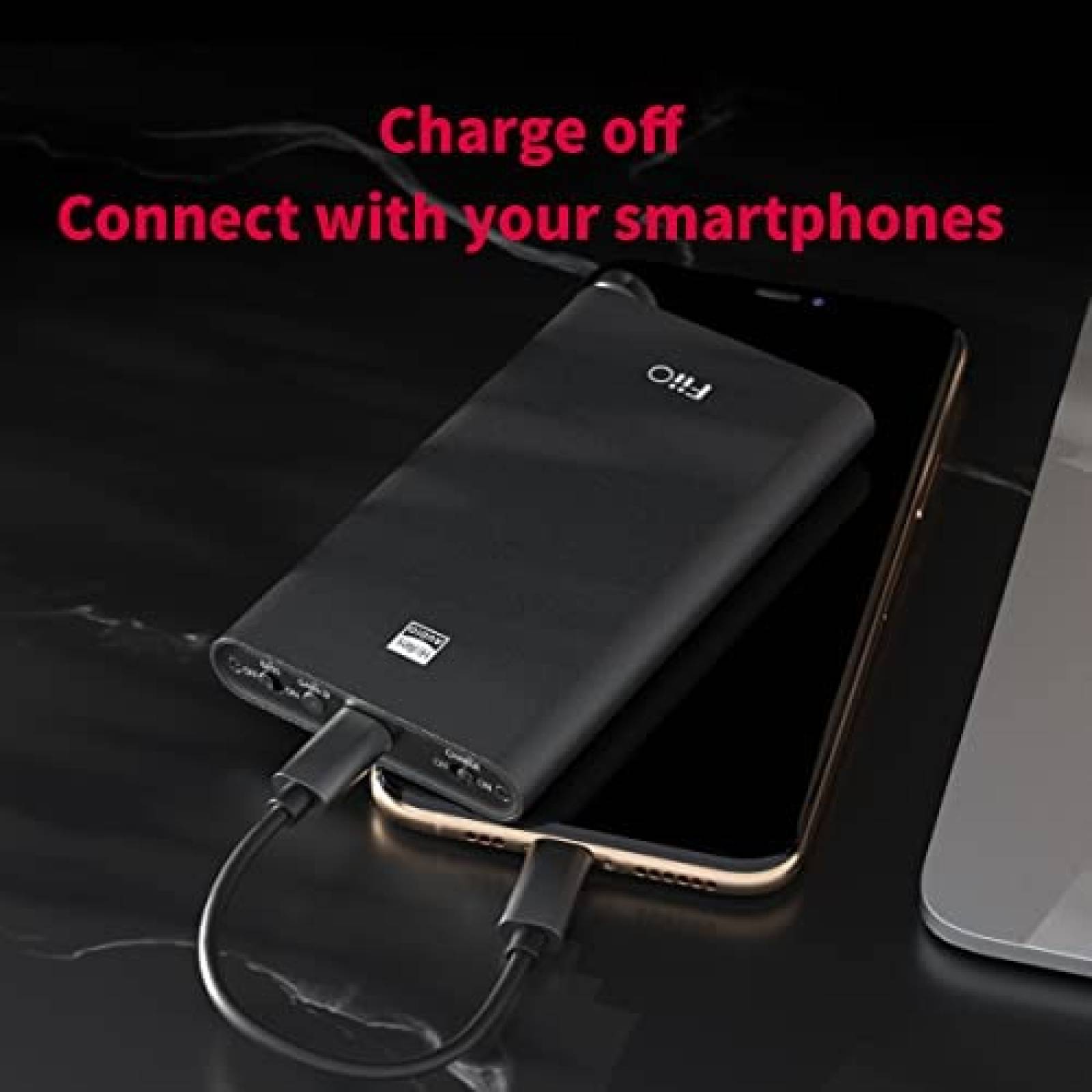 Amplificador Portatil FiiO Q3 para PC/Celular -Negro