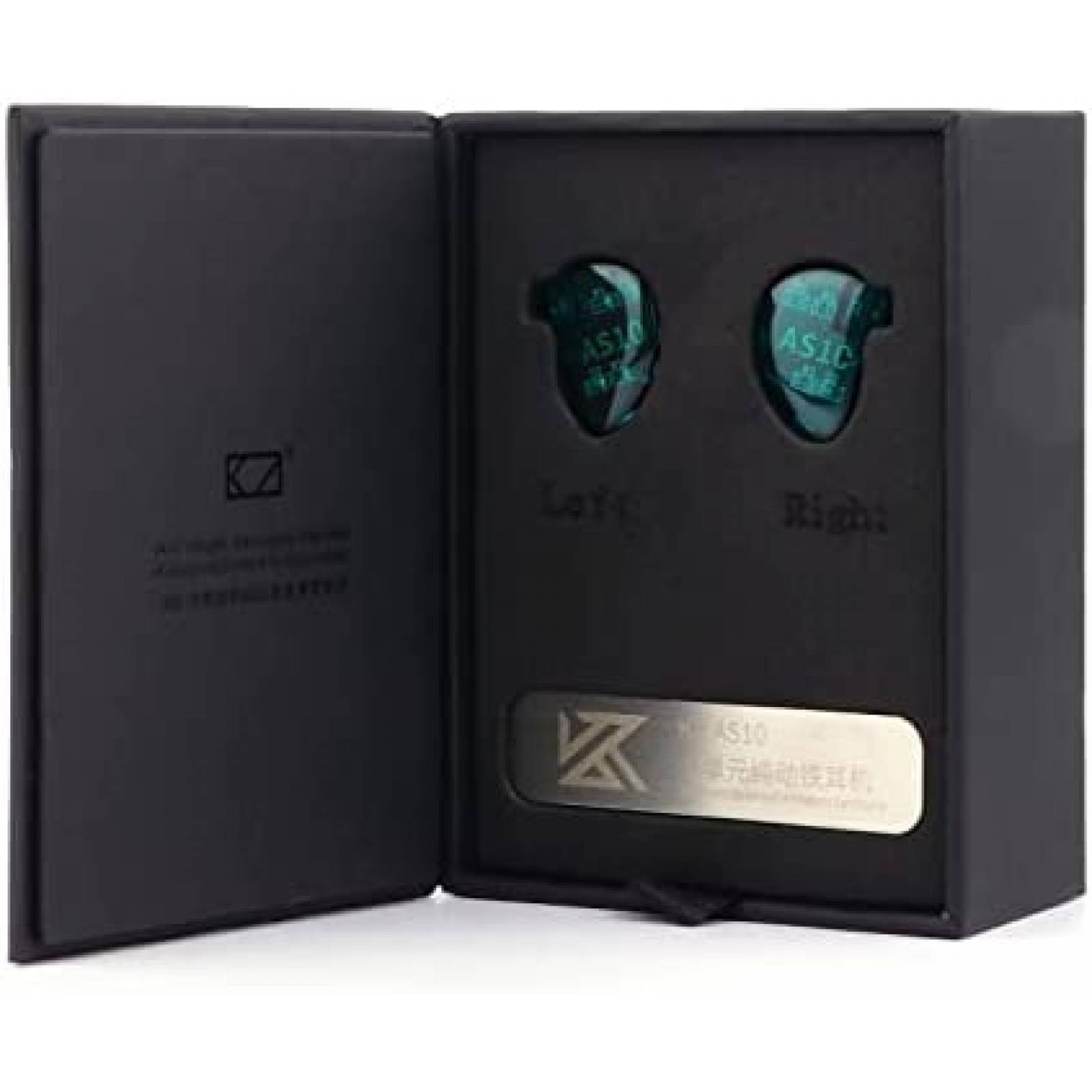 Audifonos KZ AS10 0.75mm Sonido HiFi Estereo -Verde