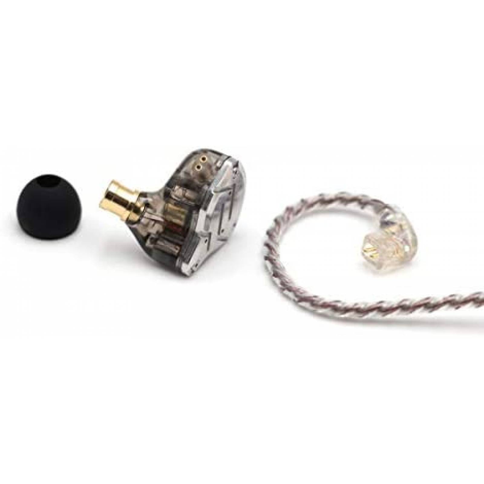 Audifonos KZ ZS10 Pro Sonido HiFi Diseño Ergonomico Plateado