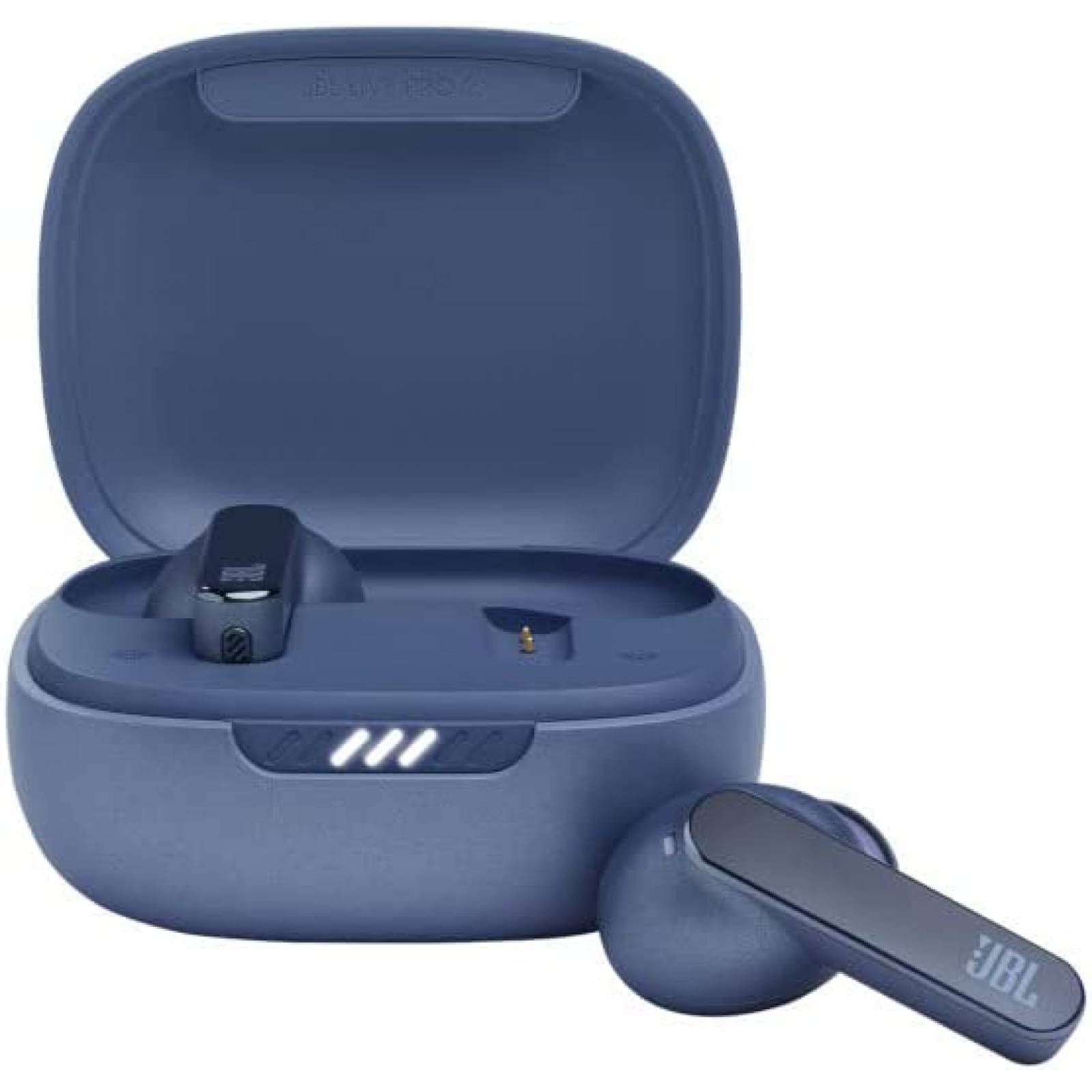 Audifonos Bluetooth JBL Live Pro 2 Carga Qi 6 mics -Azul