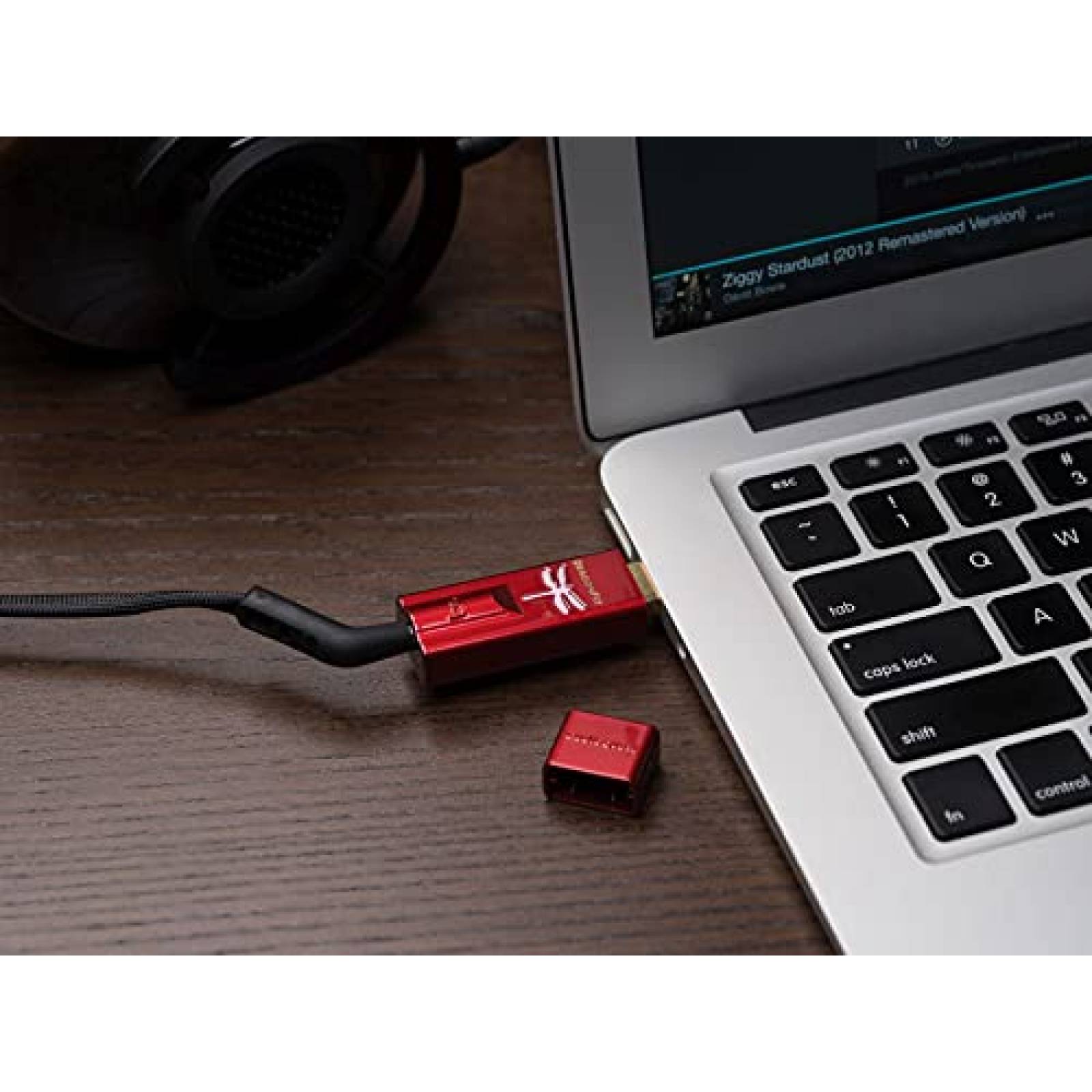 Amplificador de Audifono AudioQuest DragonFly USB -Rojo