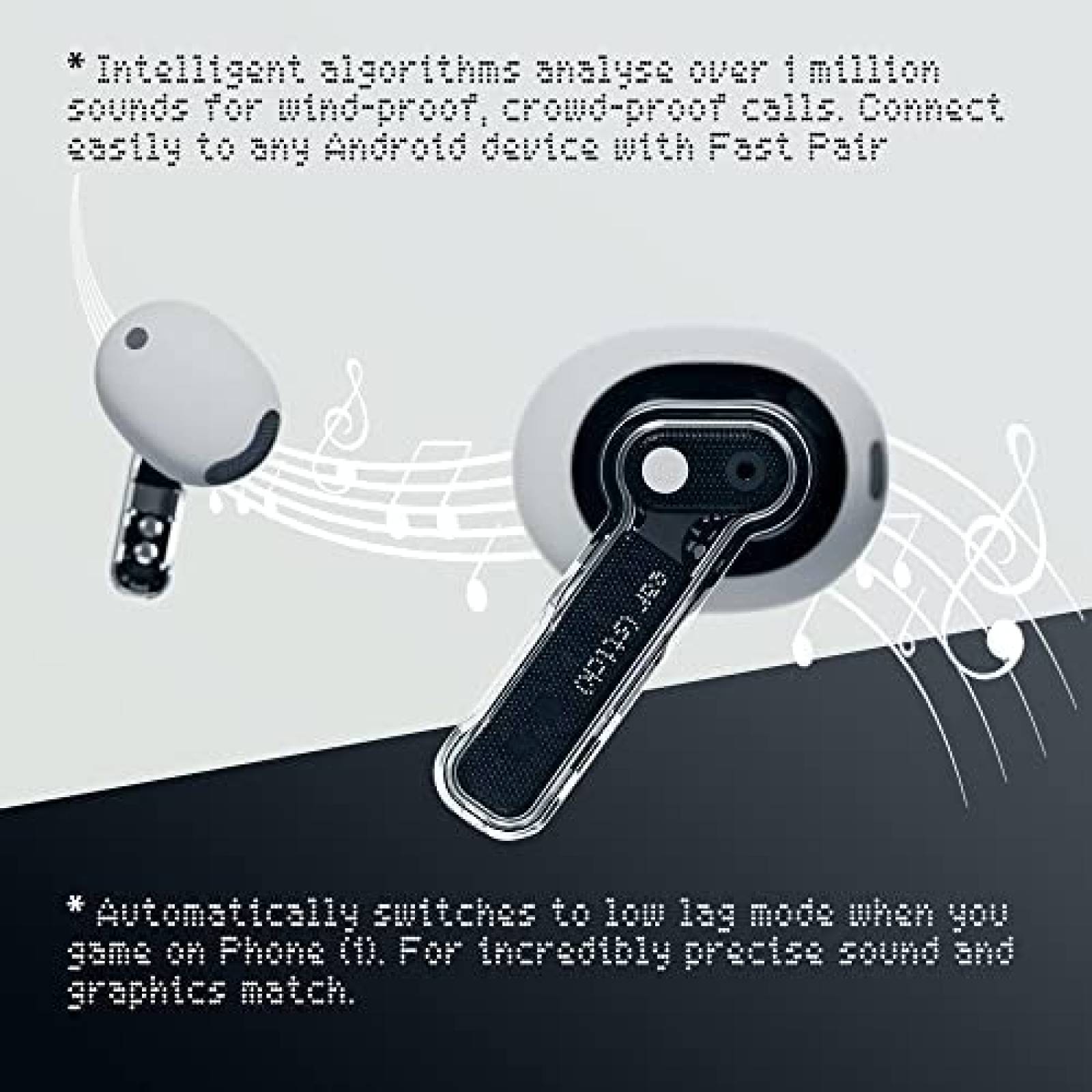 Audifonos Bluetooth Nothing Ear Stick Resiste al Agua 3 mics