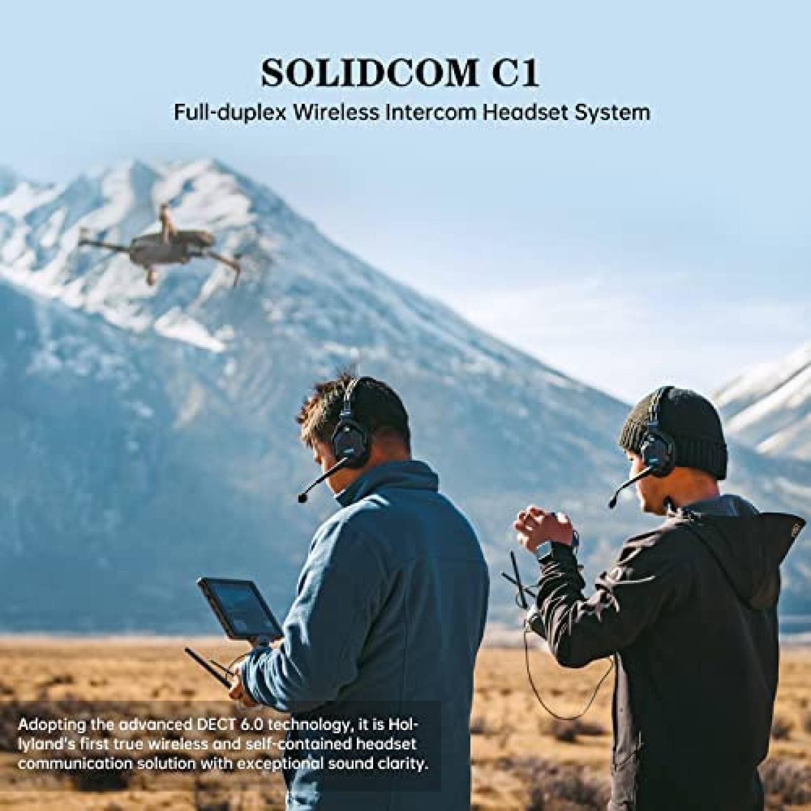 Sistema de Intercomunicacion Hollyland 8 Usuarios -Negro