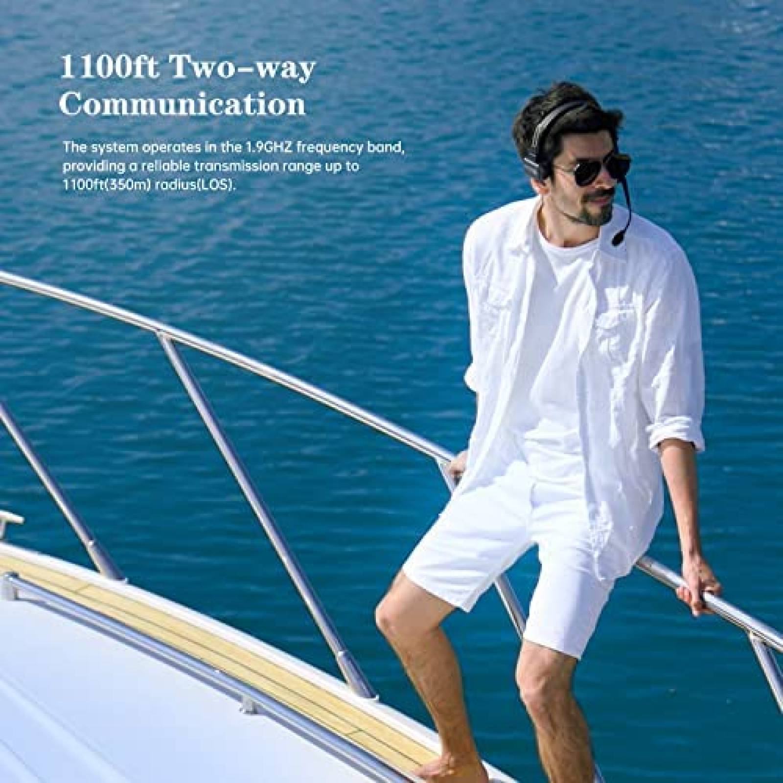 Sistema de Intercomunicacion Hollyland 8 Usuarios -Negro