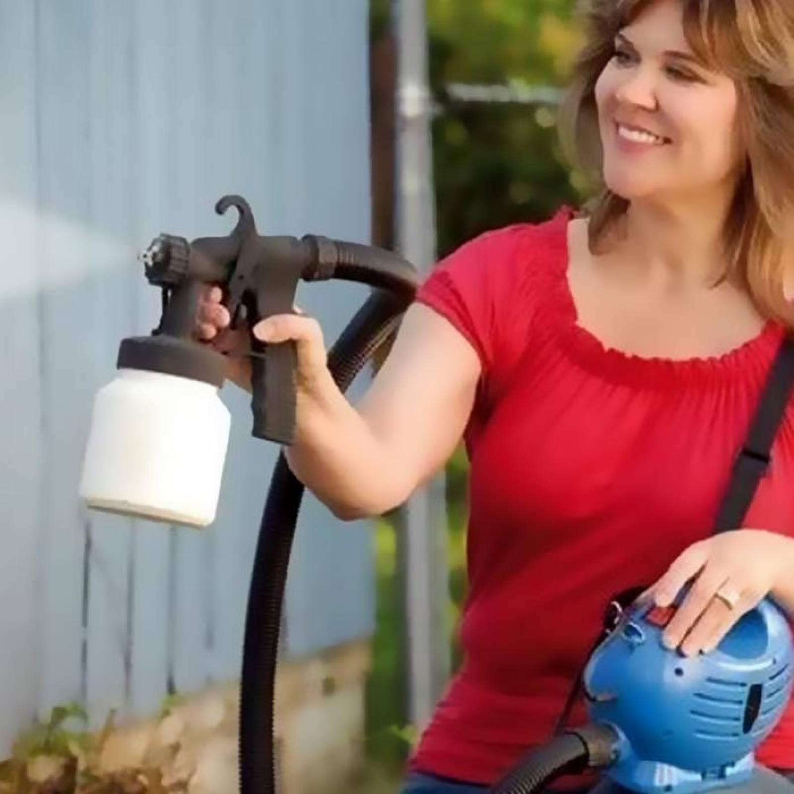 Máquina Portátil Easy Compresor + Pistola Para Pintar Paint 650W 