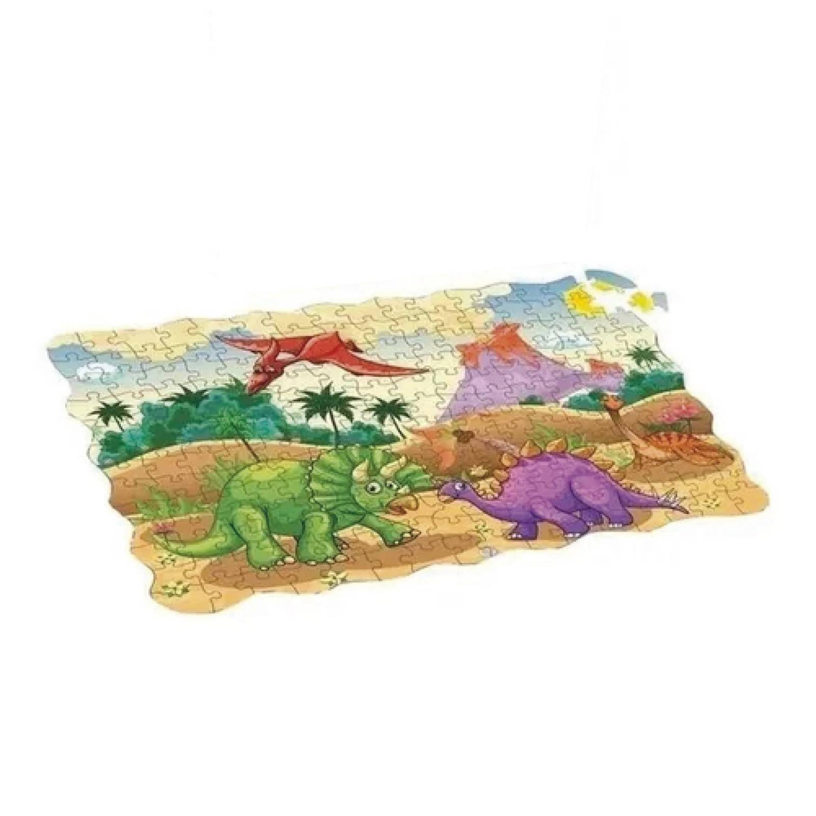 Juego Rompecabezas 208 Pz Dinosaurios Puzzle Animales