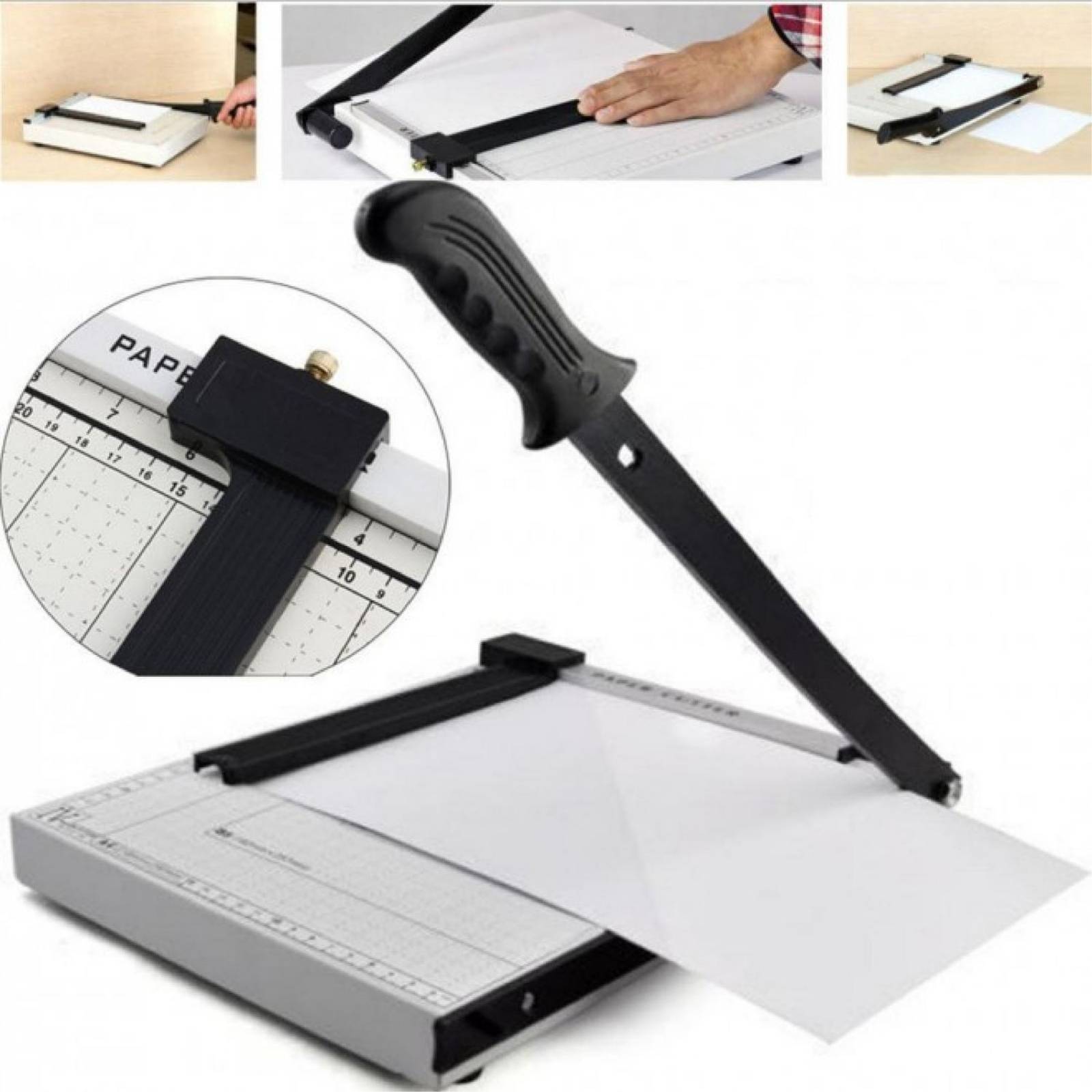 Guillotina Carta A4 Cizalla Cortadora Papel Autoafilable 