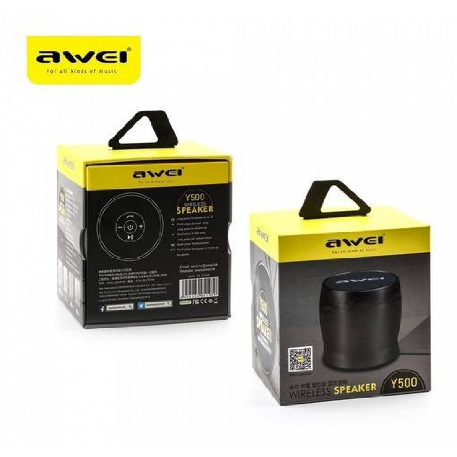 Altavoz Bluetooth Awei Y500 Inalámbrico Pequeño Portátil 