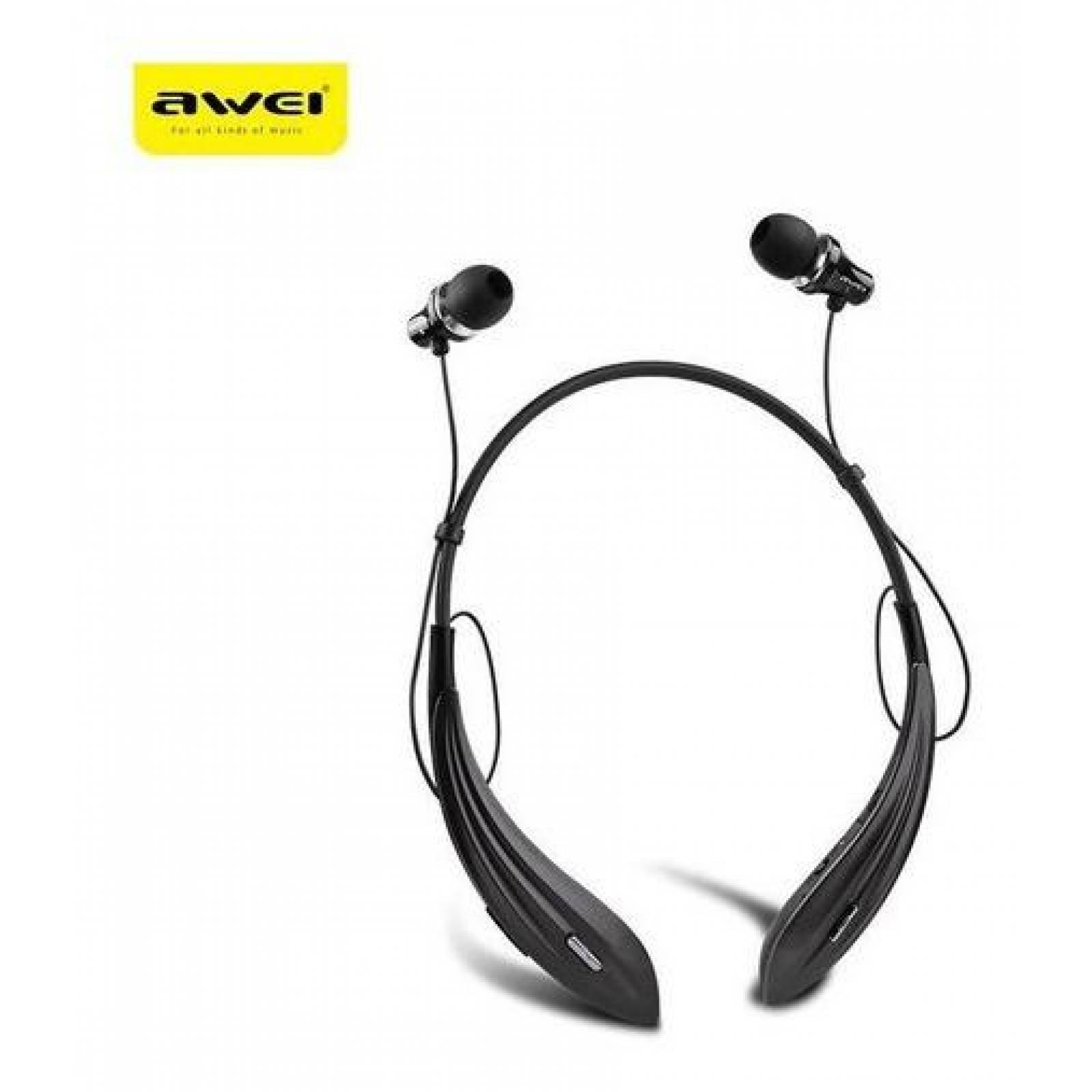 Audífonos Magnéticos Awei A810bl Inalámbricos Bluetooth KUSA-A810BL-2-NEGRO
