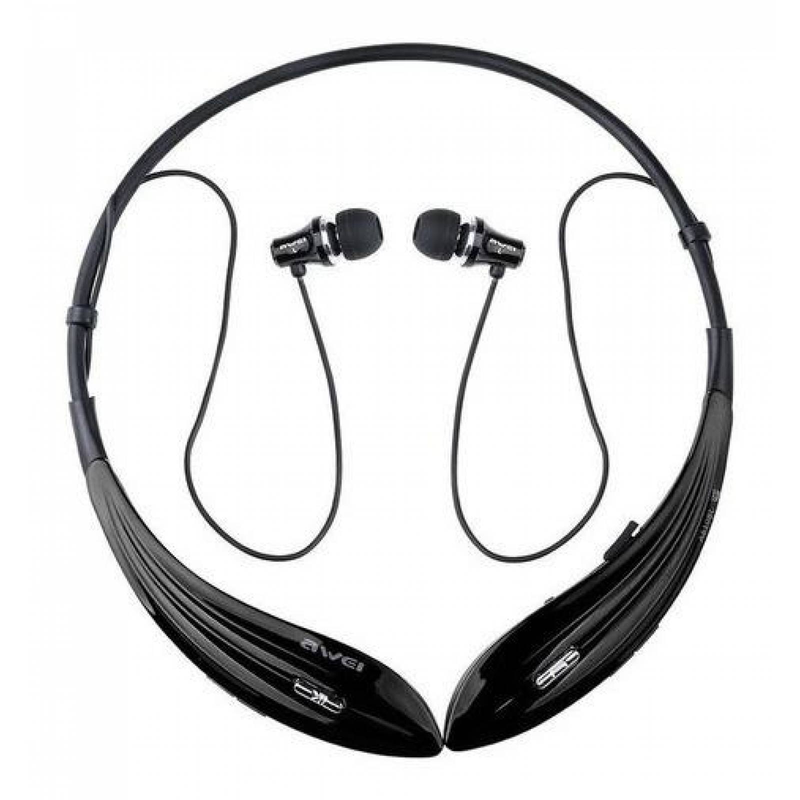 Audífonos Magnéticos Awei A810bl Inalámbricos Bluetooth KUSA-A810BL-2-NEGRO