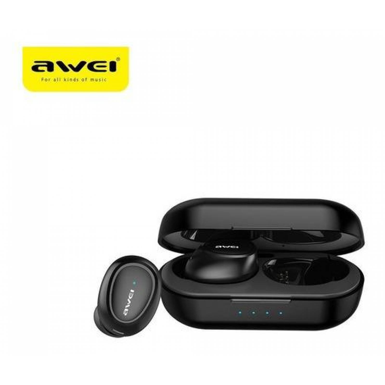 Audífonos Intraurales Awei T6 Bluetooth C/reducción De Ruido 