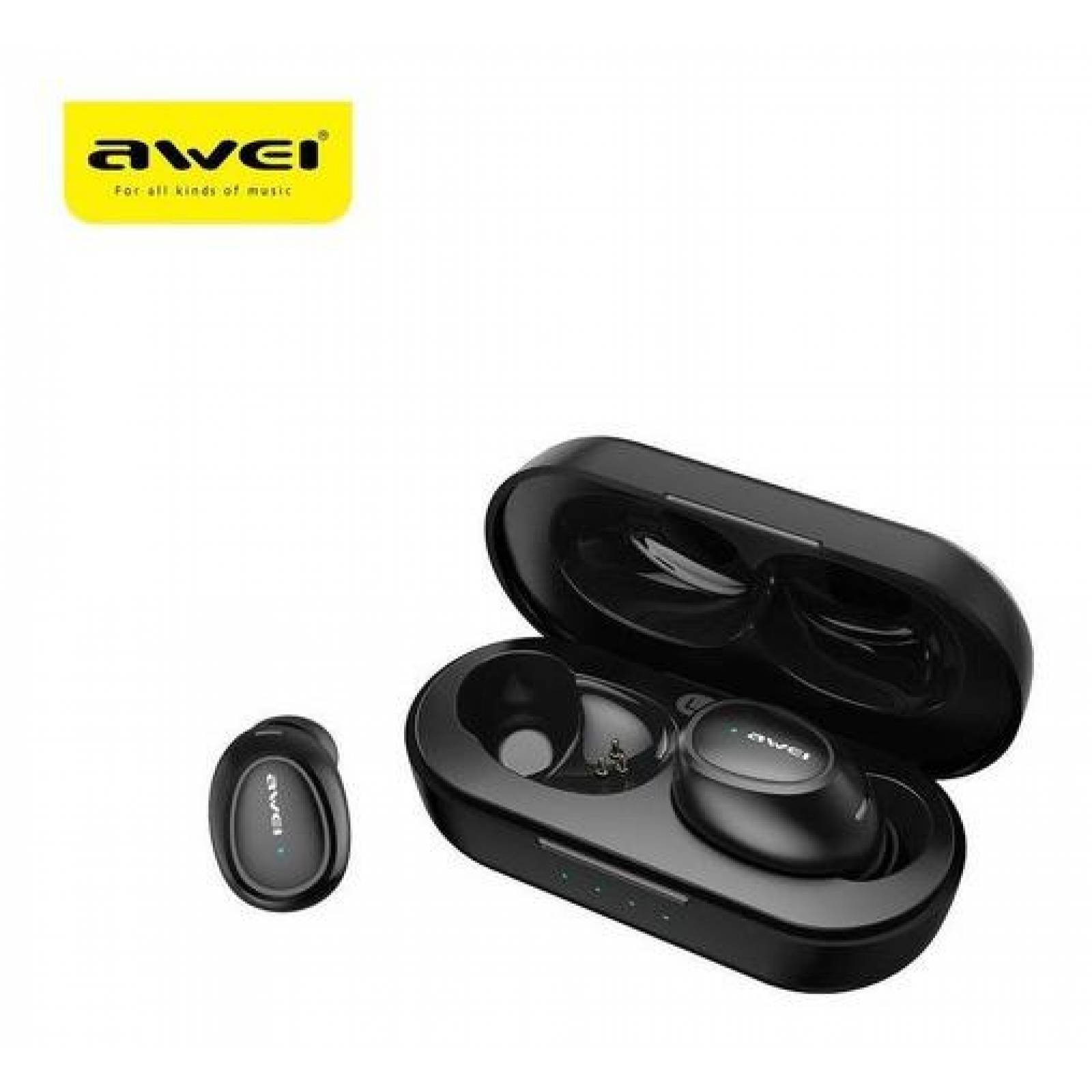 Audífonos Intraurales Awei T6 Bluetooth C/reducción De Ruido 