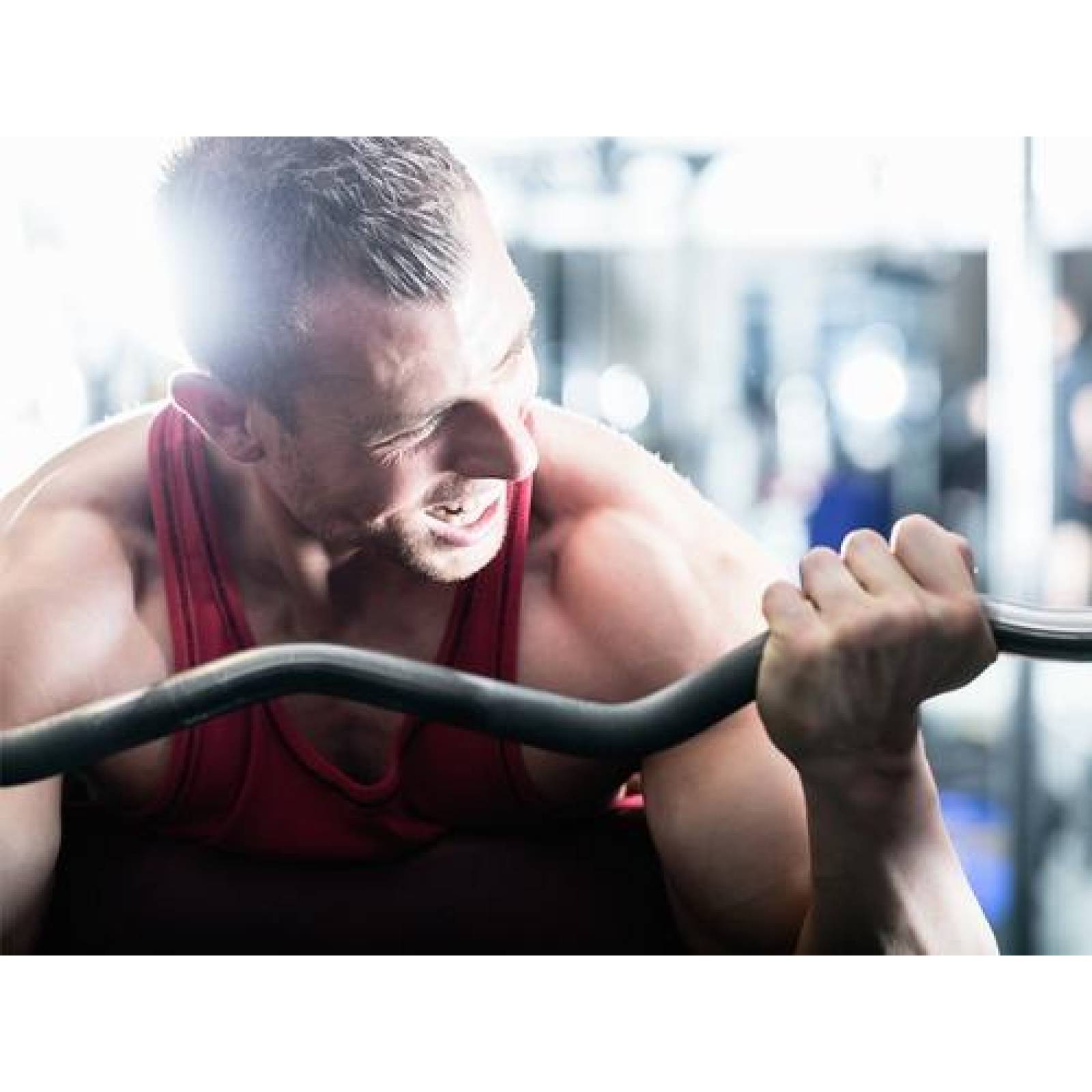 Ez Curl Barra Con Tuercas, 25mm X 100cm 