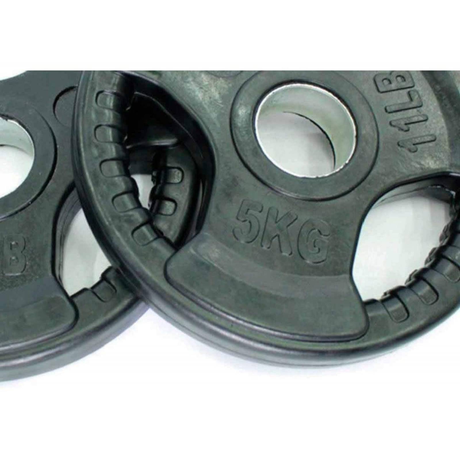 Set De 2 Discos Olímpicos 5 Kg Cada Uno Para Entrenamiento 