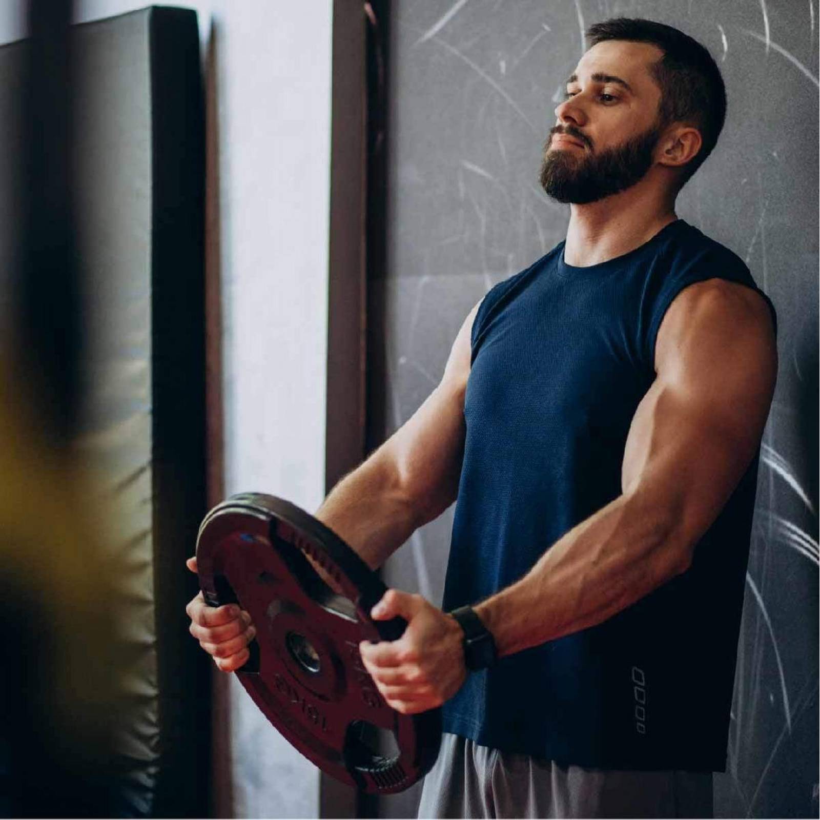 Set De 2 Discos Olímpicos 5 Kg Cada Uno Para Entrenamiento 