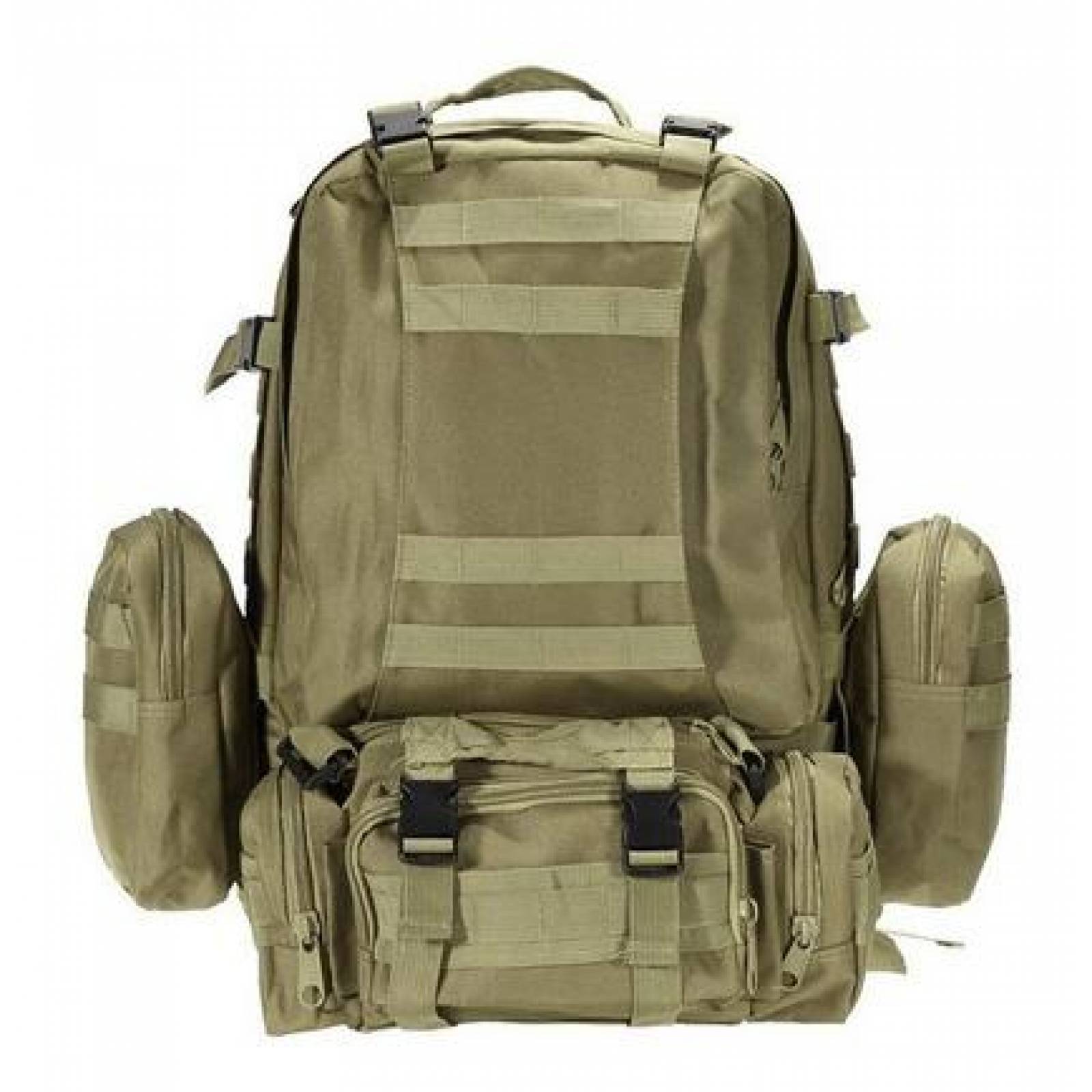 Mochila Táctica 55 Lts Multifuncion Uso Rudo Verde oscuro